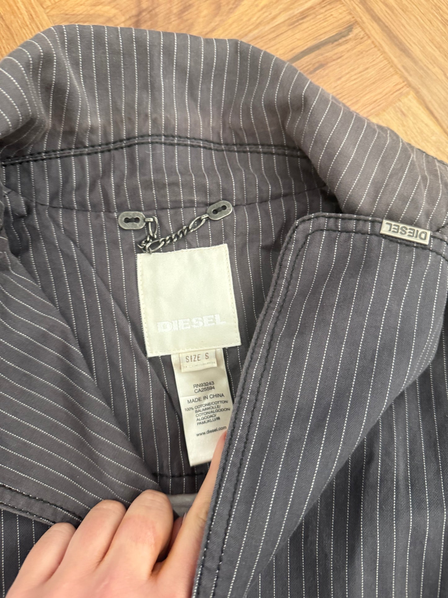Diesel Pinstripe Blazer Jacket (S)