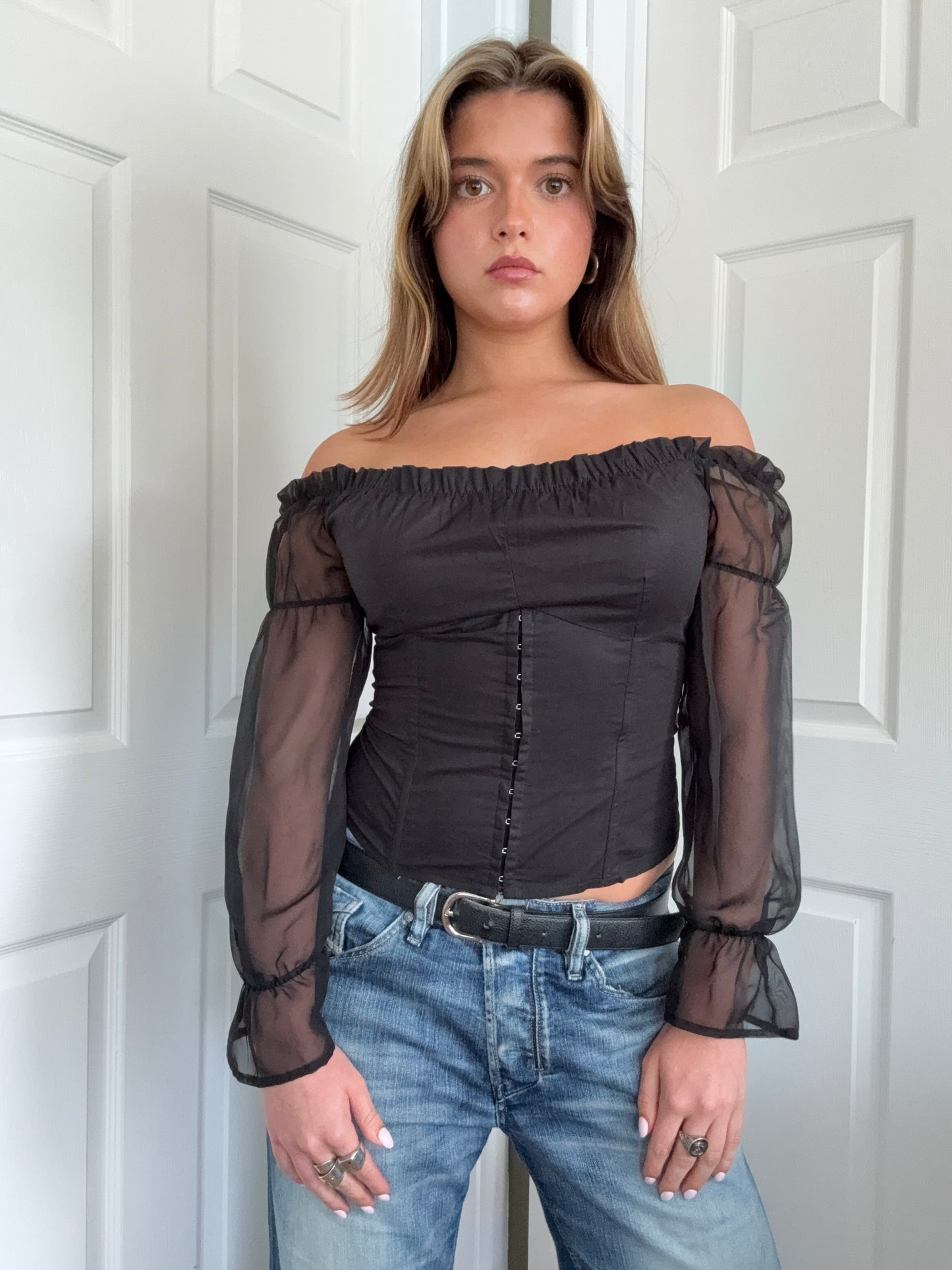 Jane Norman Milk Maid Top (UK8)