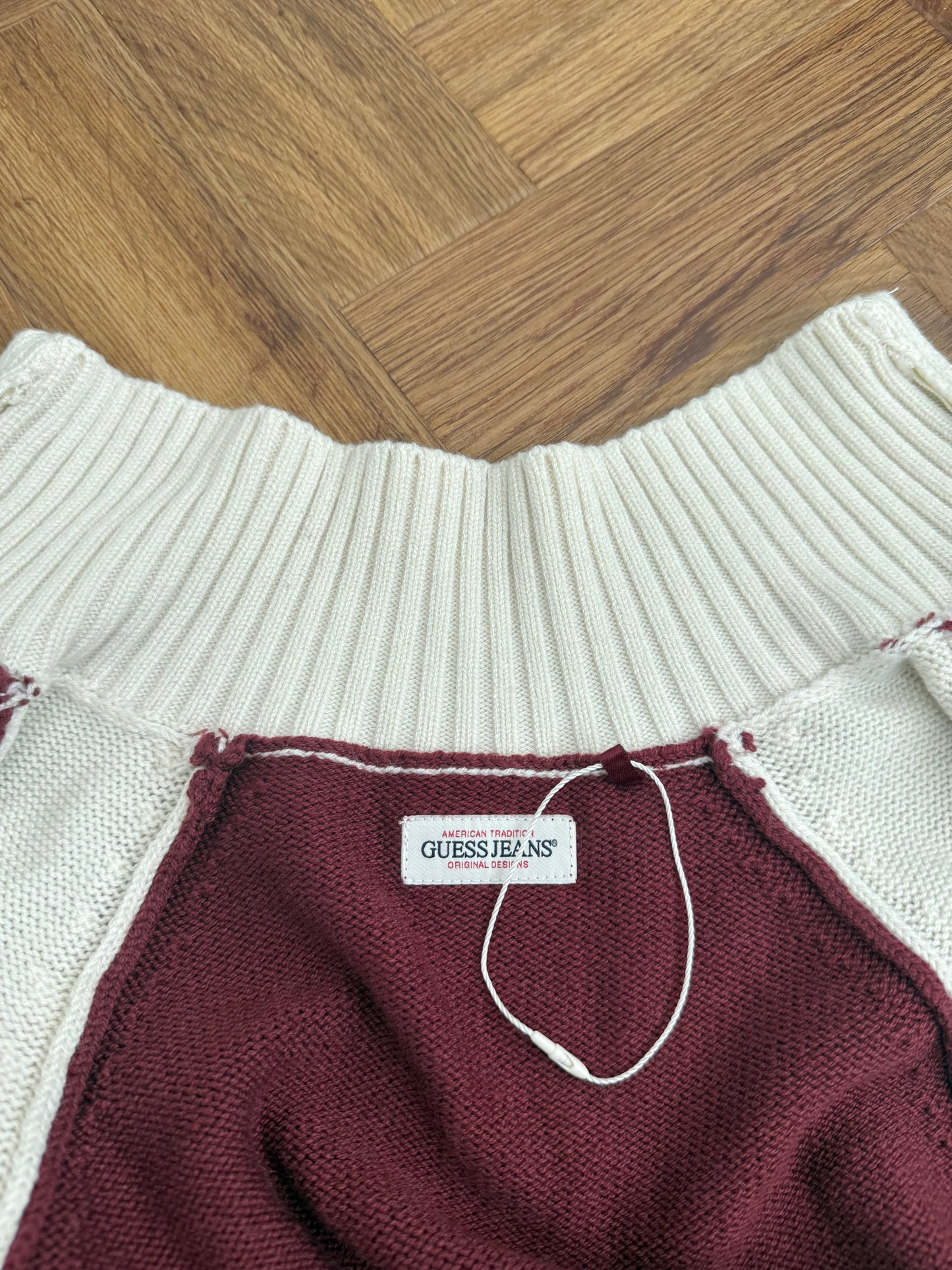 Guess Knitted Zip Jumper (S)