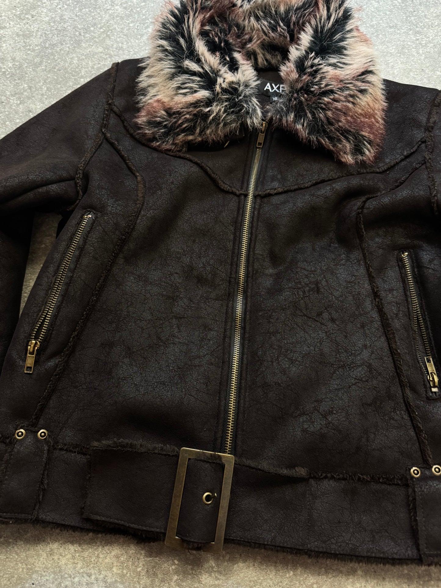 Faux Suede Jacket (UK10)