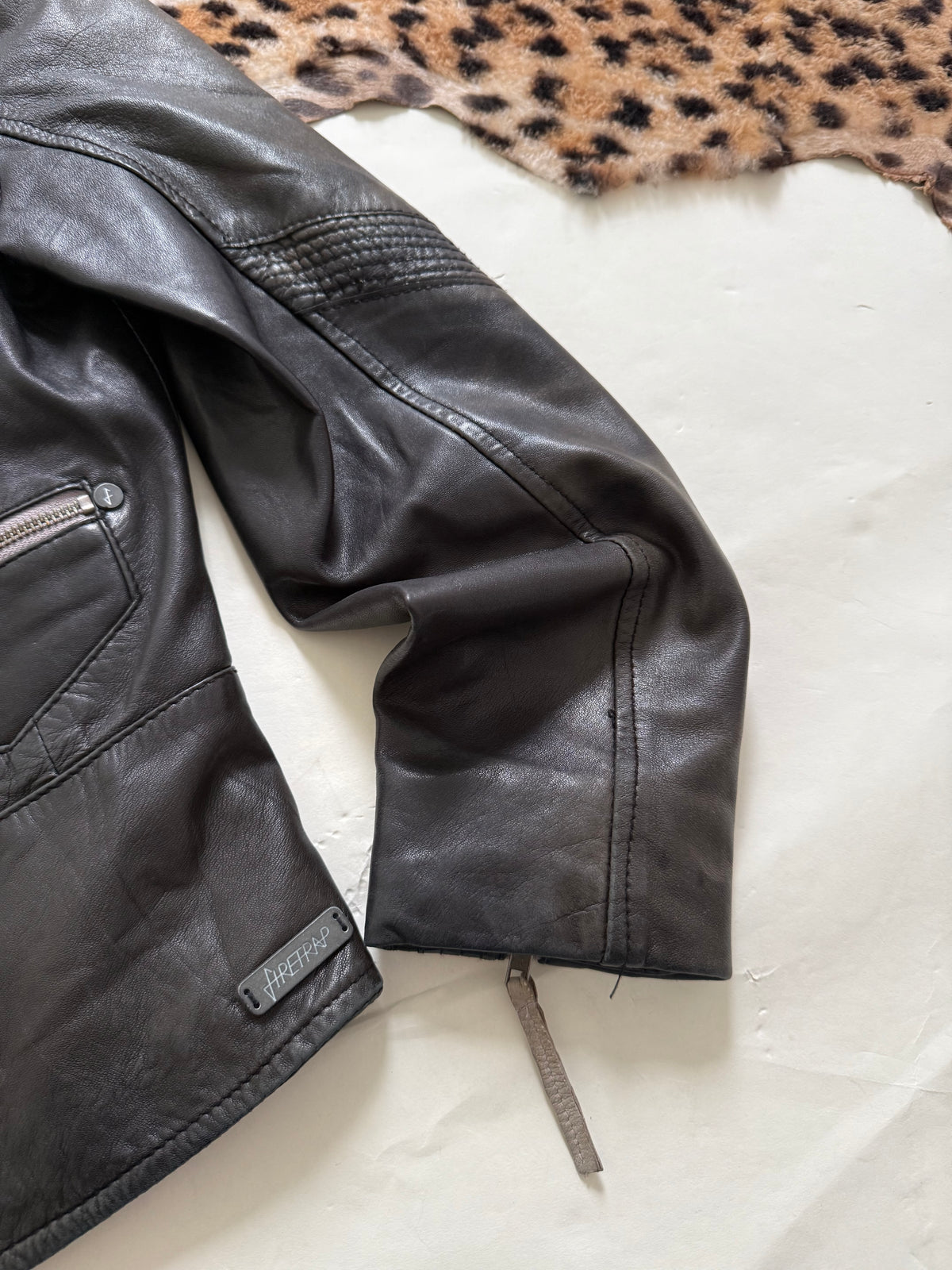 Firetrap Leather Jacket (L)