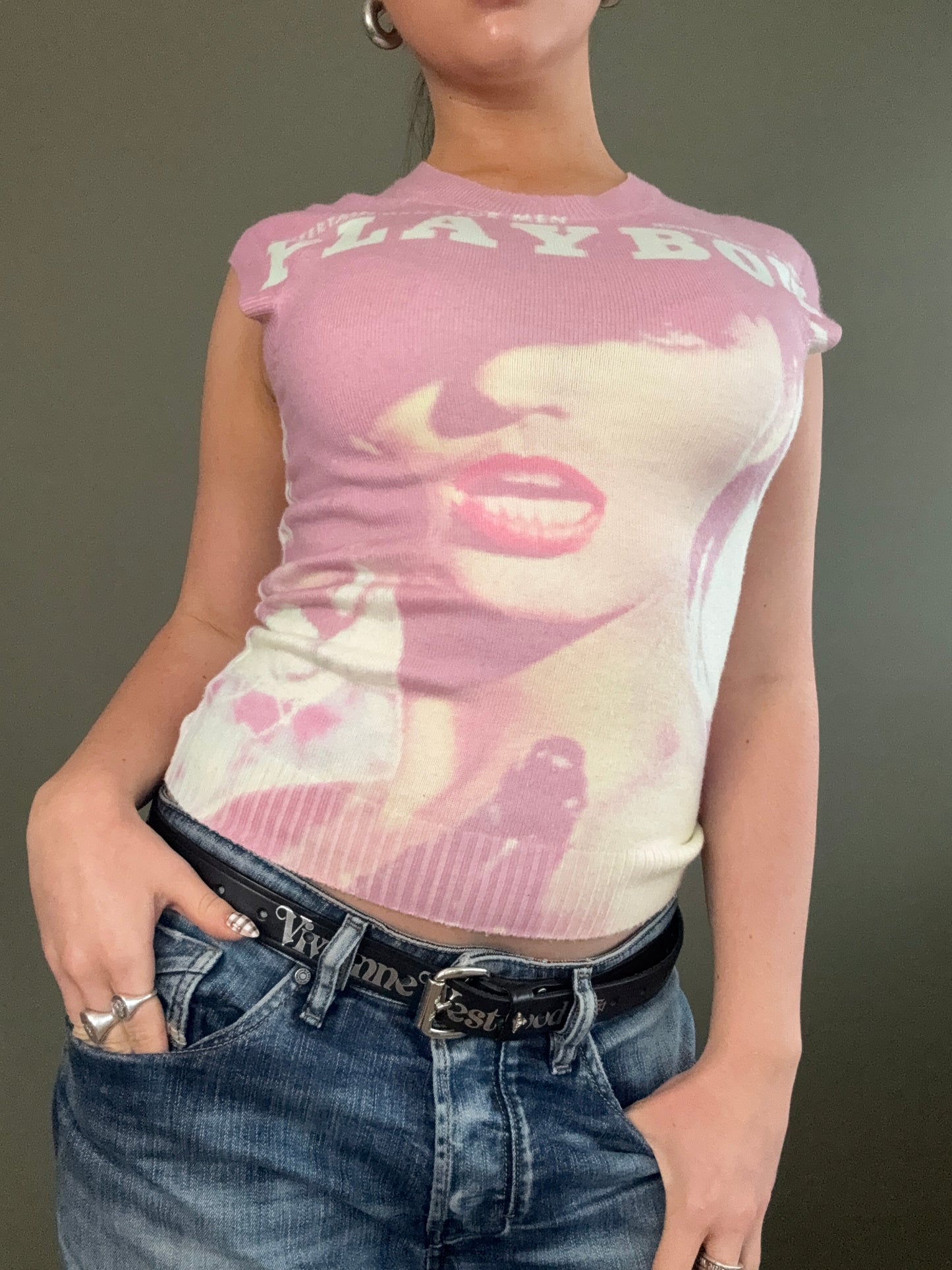 Playboy Knit Top (UK8)