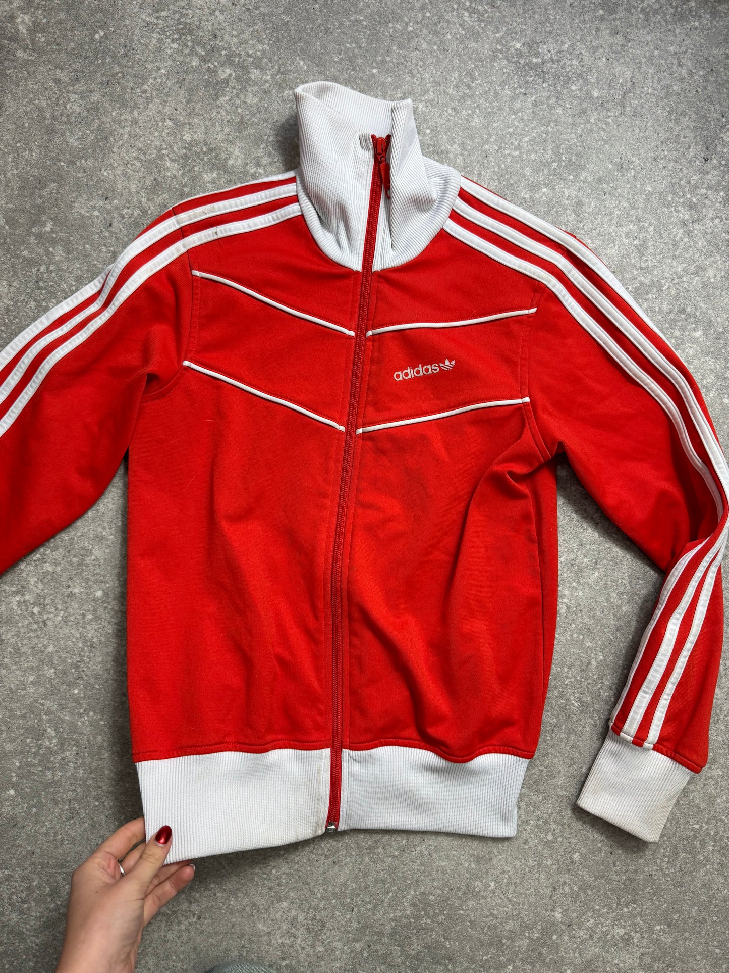 Adidas Red Tracksuit Top (UK10)