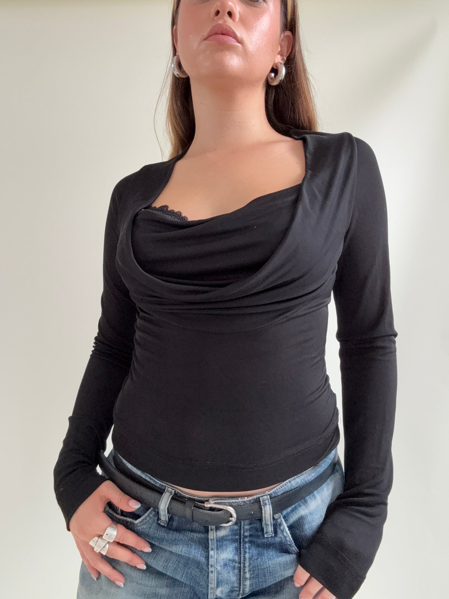 Allsaints Mesh Slinky Top (S)
