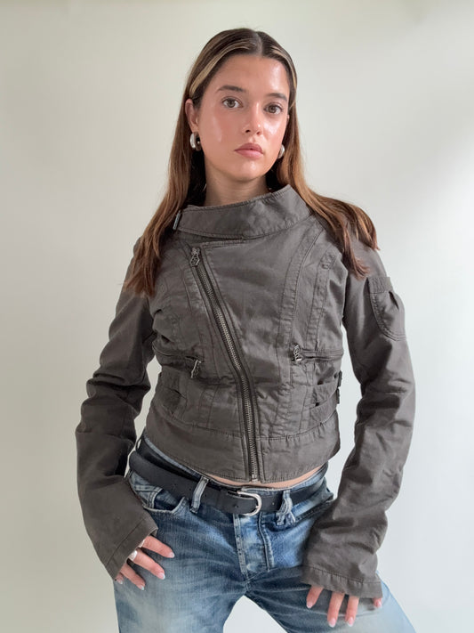 Diesel Cropped Utility Jacket (L)