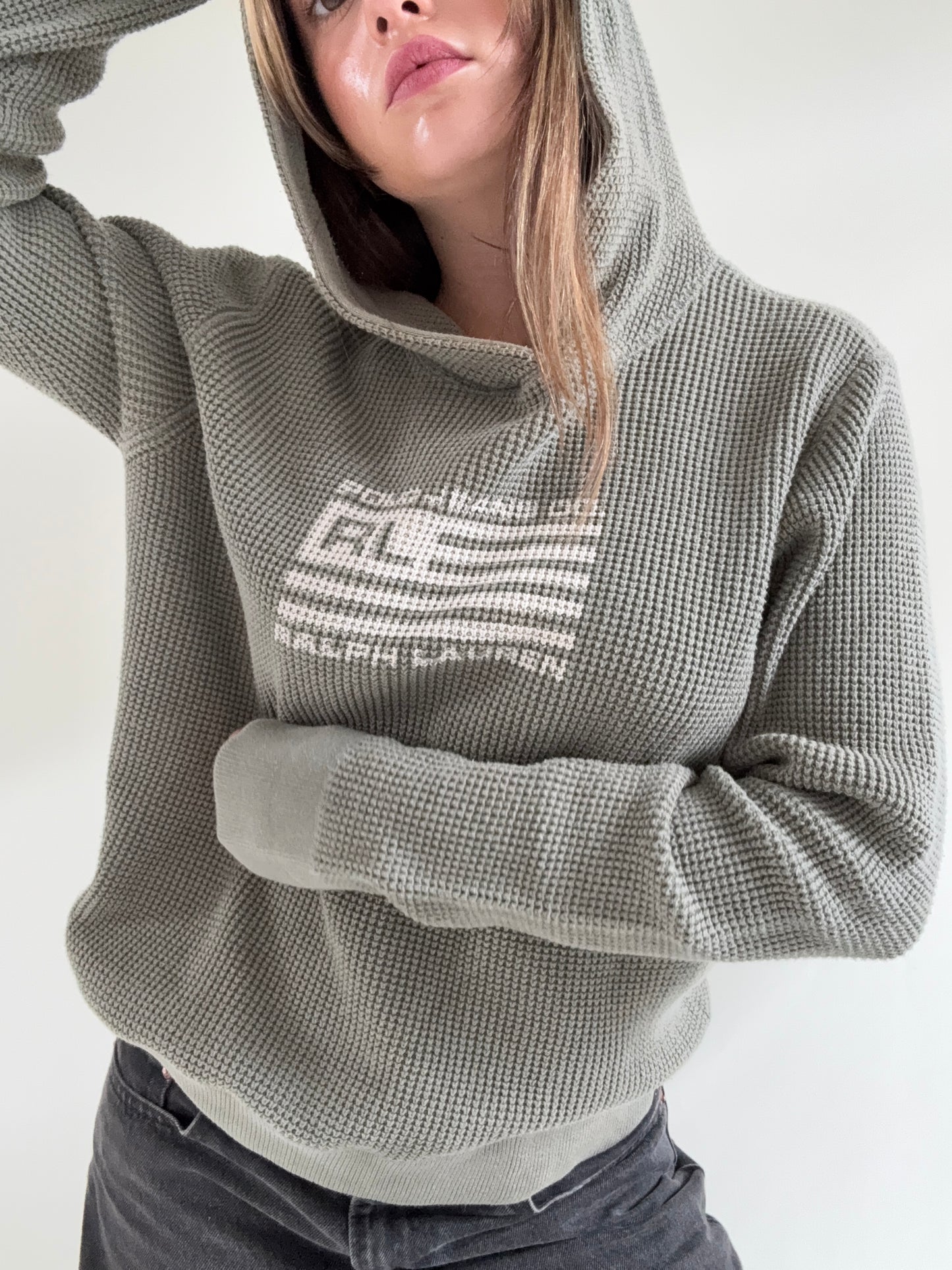 Ralph Lauren Waffle Knit Hoodie (XL)