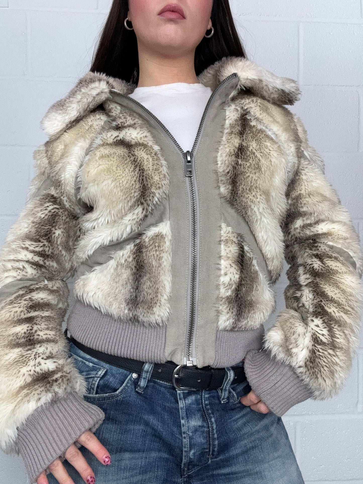 Faux Fur Jacket (UK10)