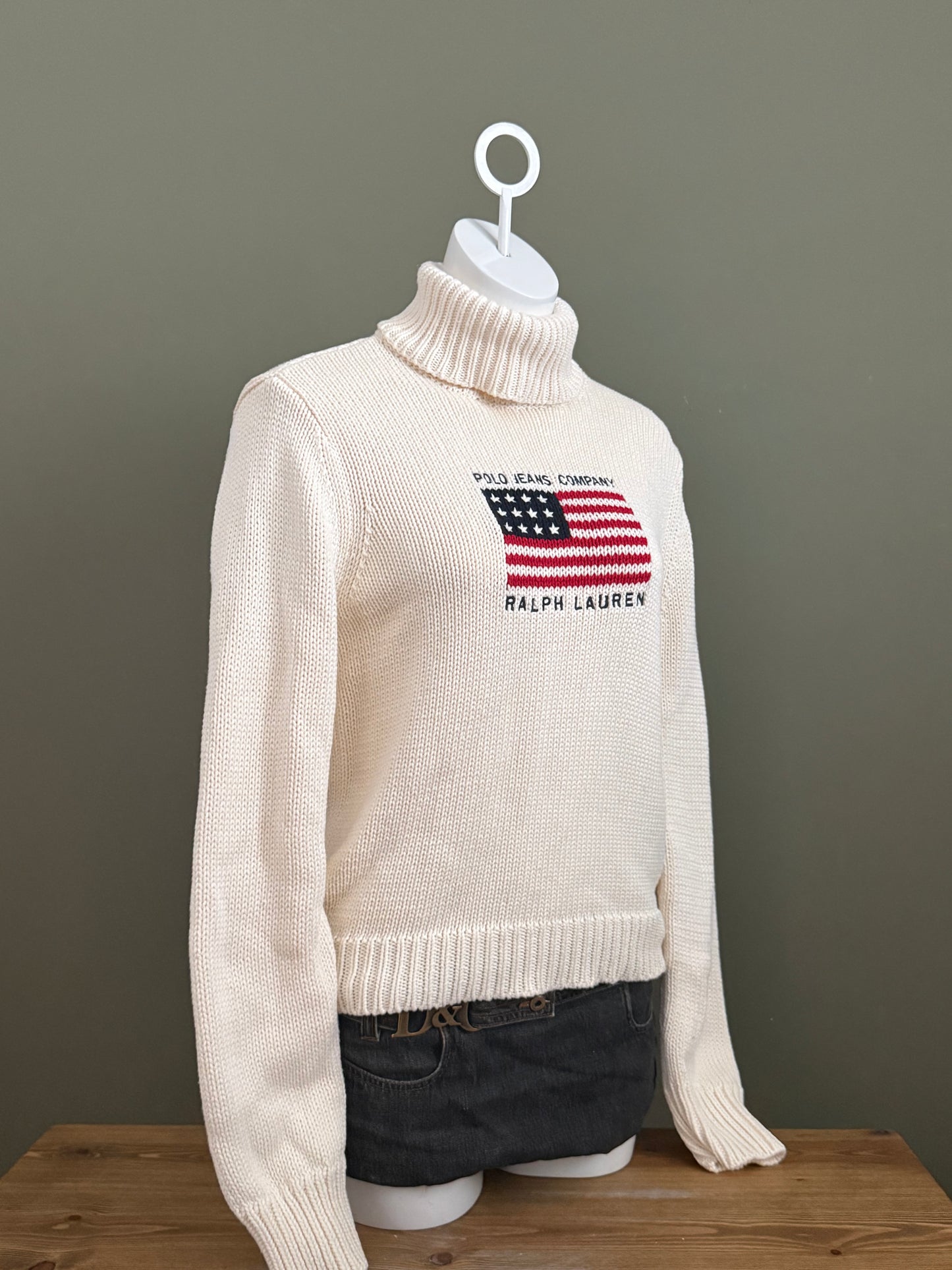 Ralph Lauren Knit Flag Jumper (L)