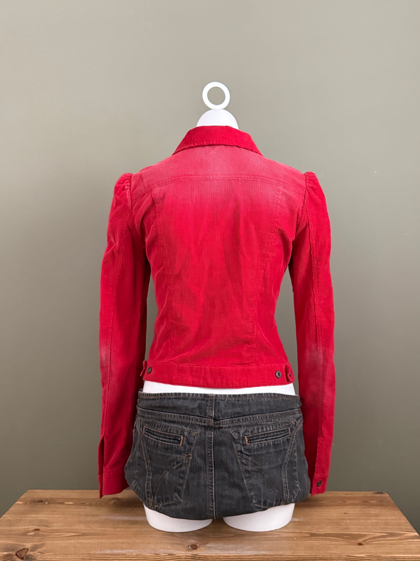 Red Diesel Corduroy Fitted Jacket (M)