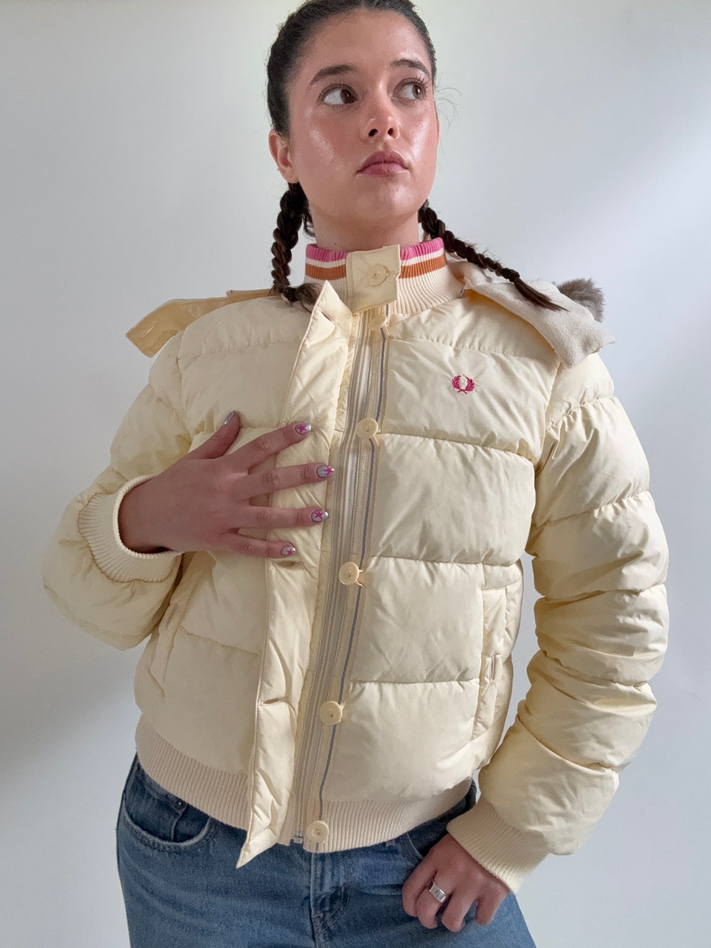 Fred Perry Puffer Jacket (UK12)