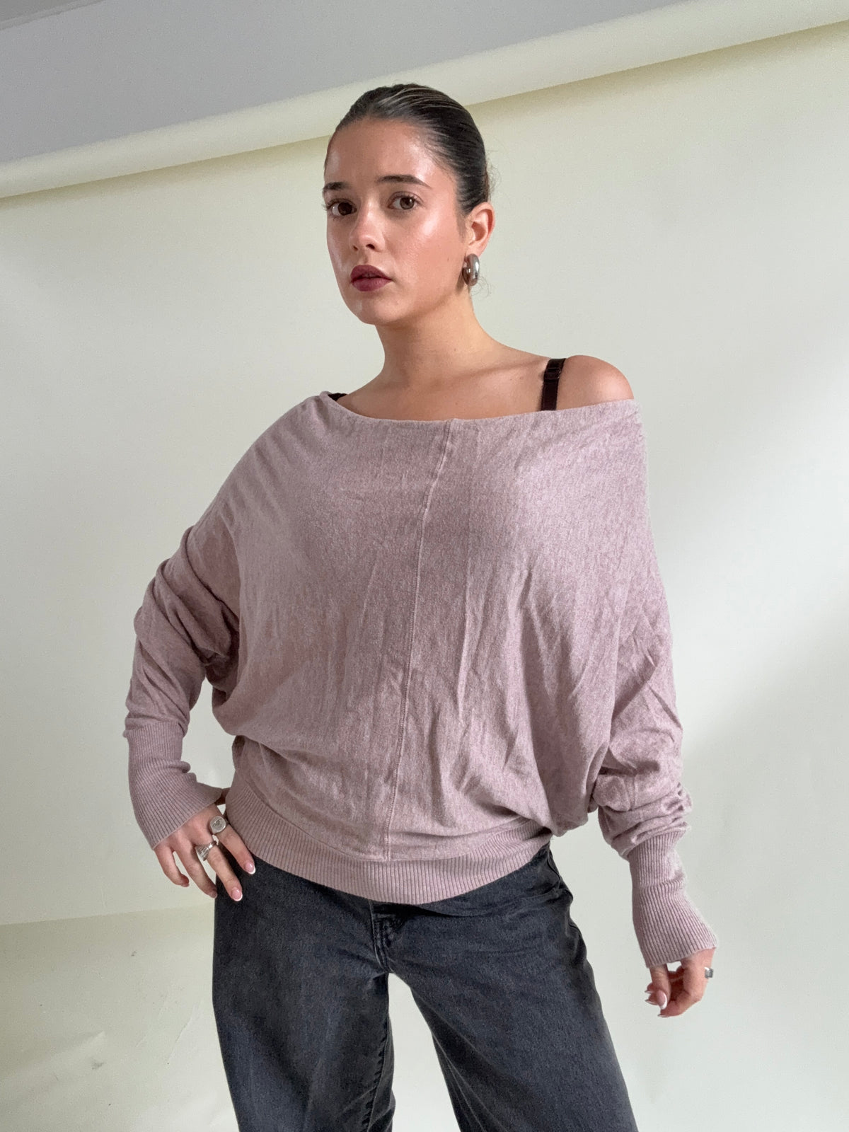 Allsaints Batwing Popper Jumper (UK8)