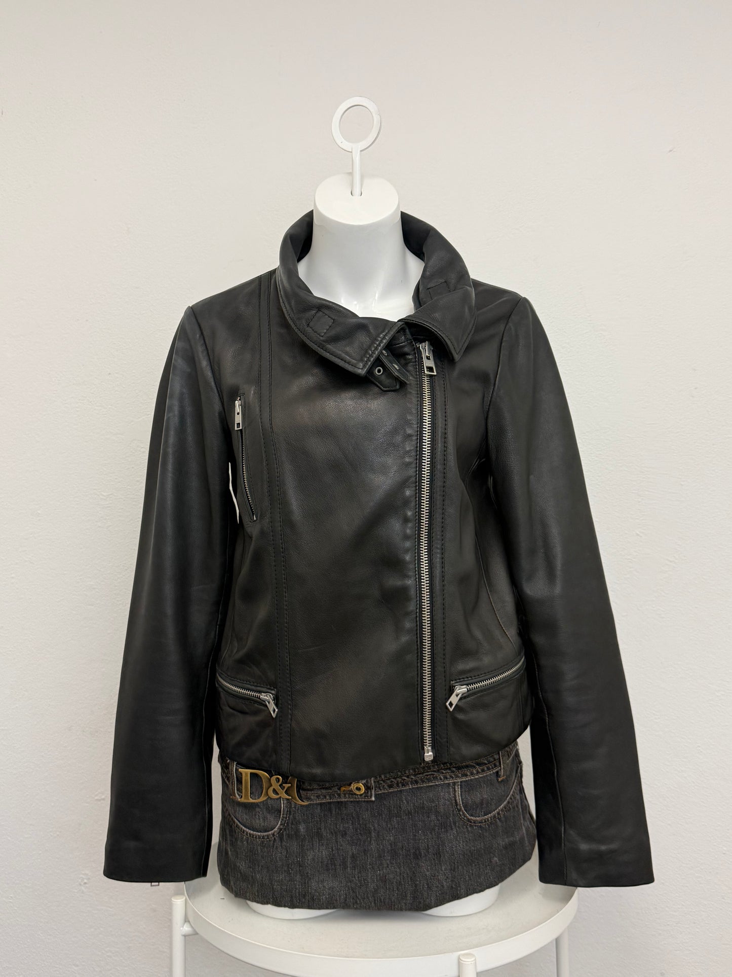 Allsaints Leather Jacket (UK12)