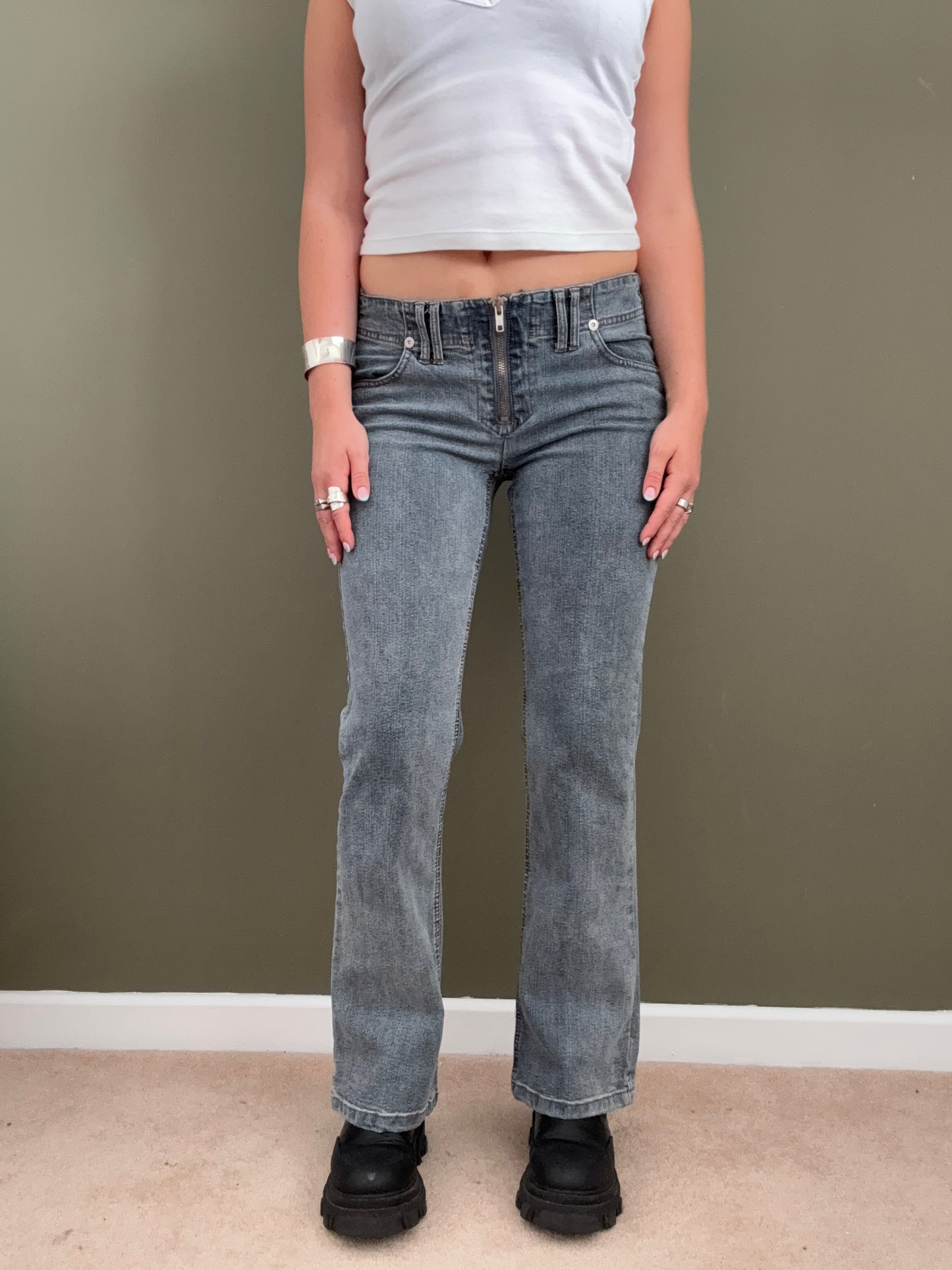 Low Rise Y2K Jeans (UK12)