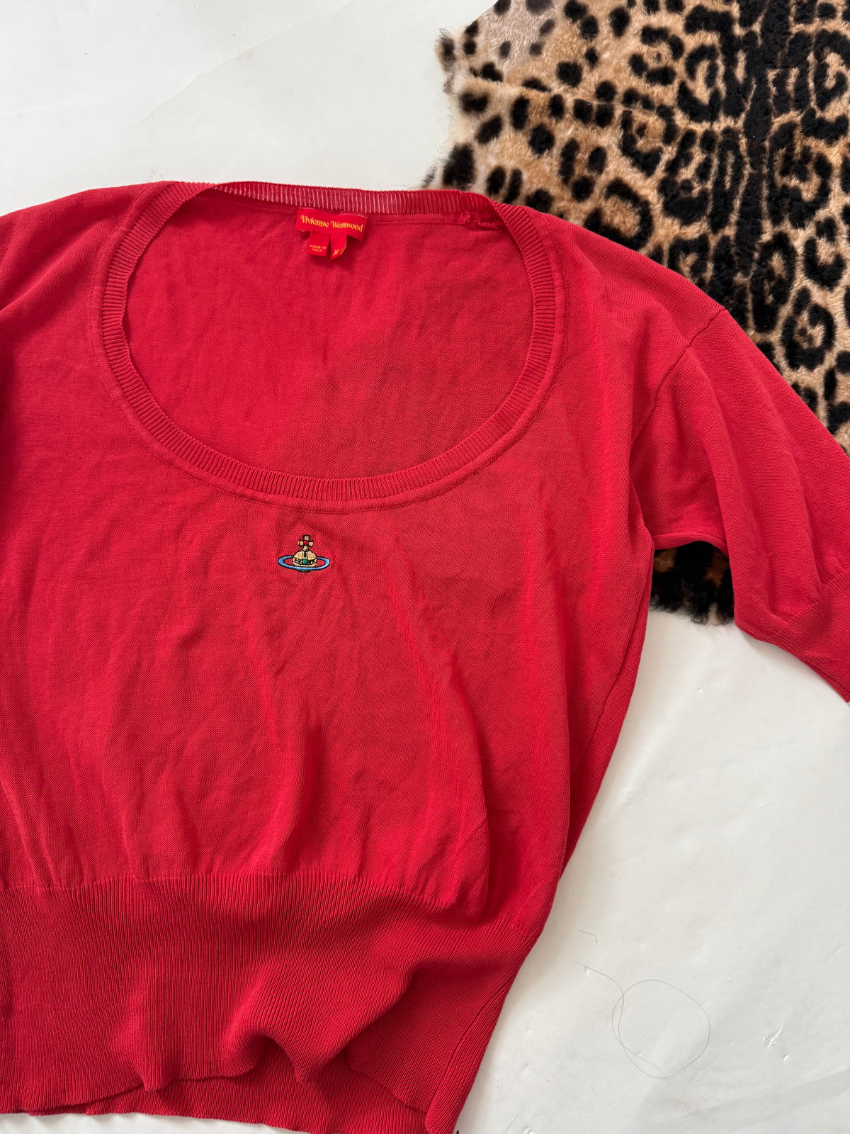 Vivienne Westwood Red Knit Top (M)