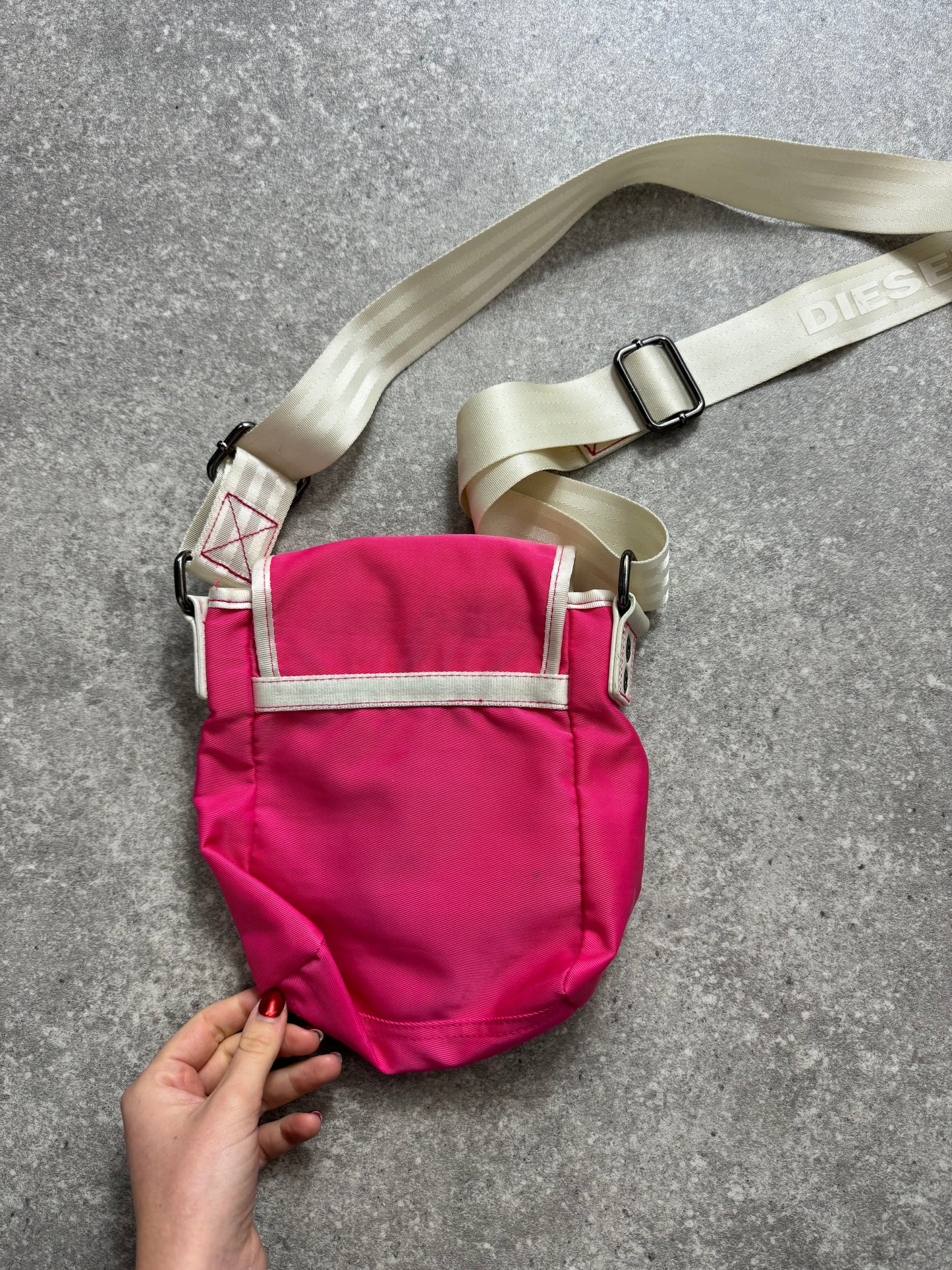 Diesel Pink Y2K Crossbody Bag