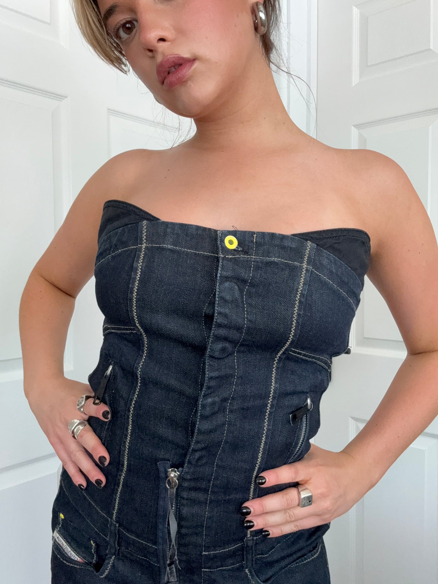 Diesel Denim Playsuit (L)