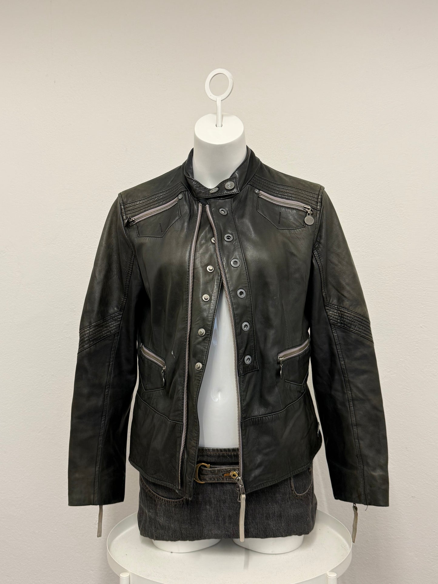 Firetrap Leather Jacket (L)