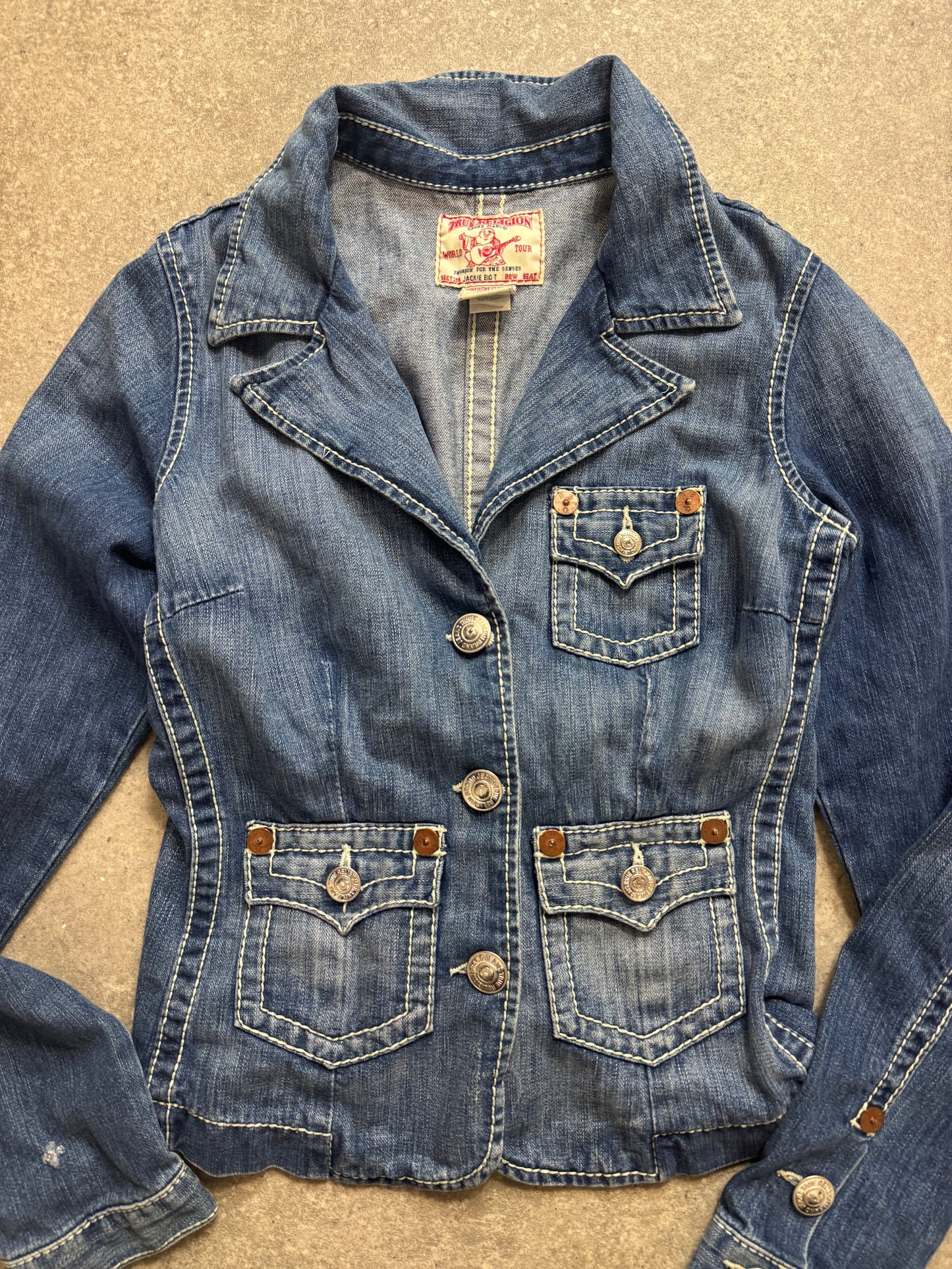 True Religion Denim Blazer (L)