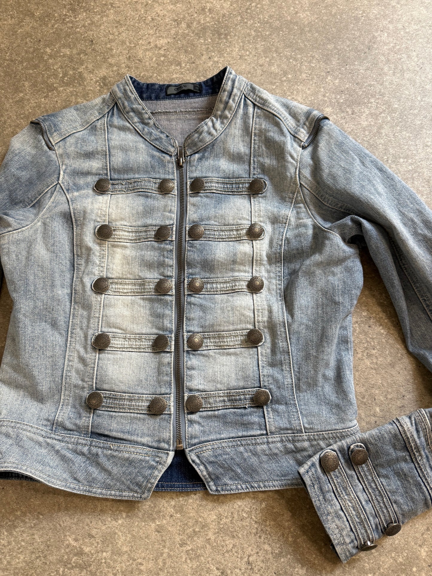 Denim Military Jacket (UK12)