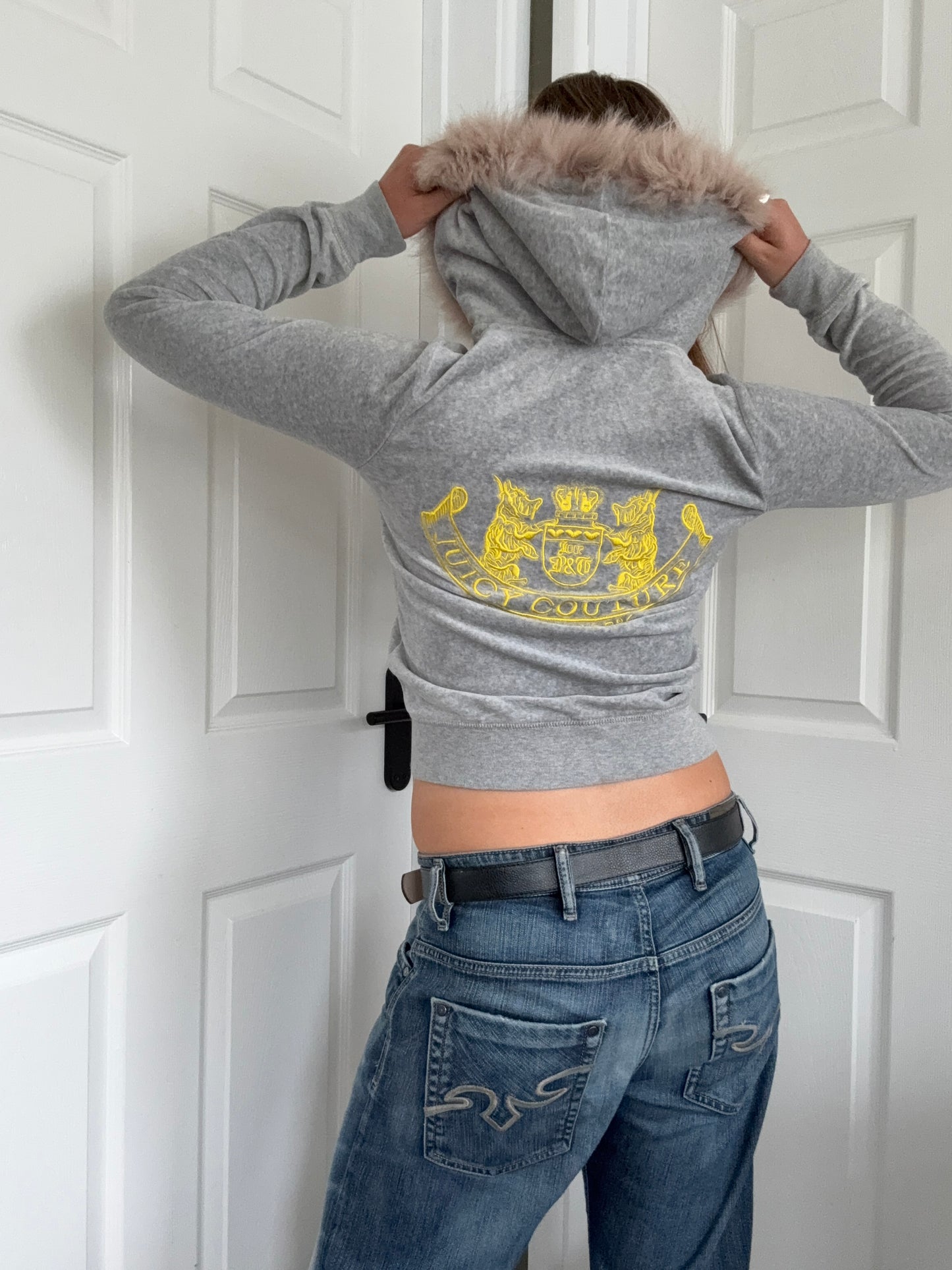 Juicy Couture Velour Zip Hoodie (M)