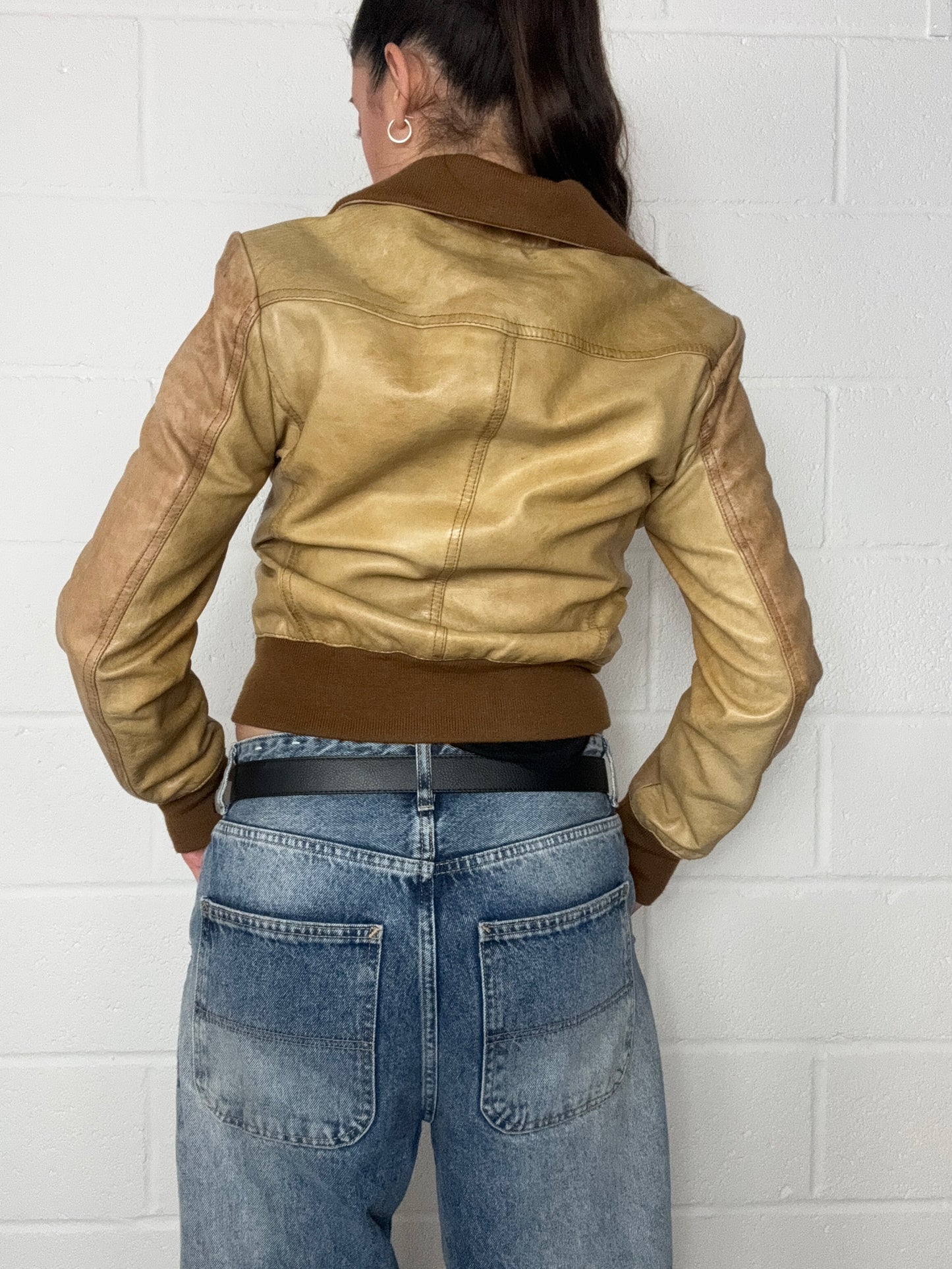 Vintage Leather Jacket (UK10)