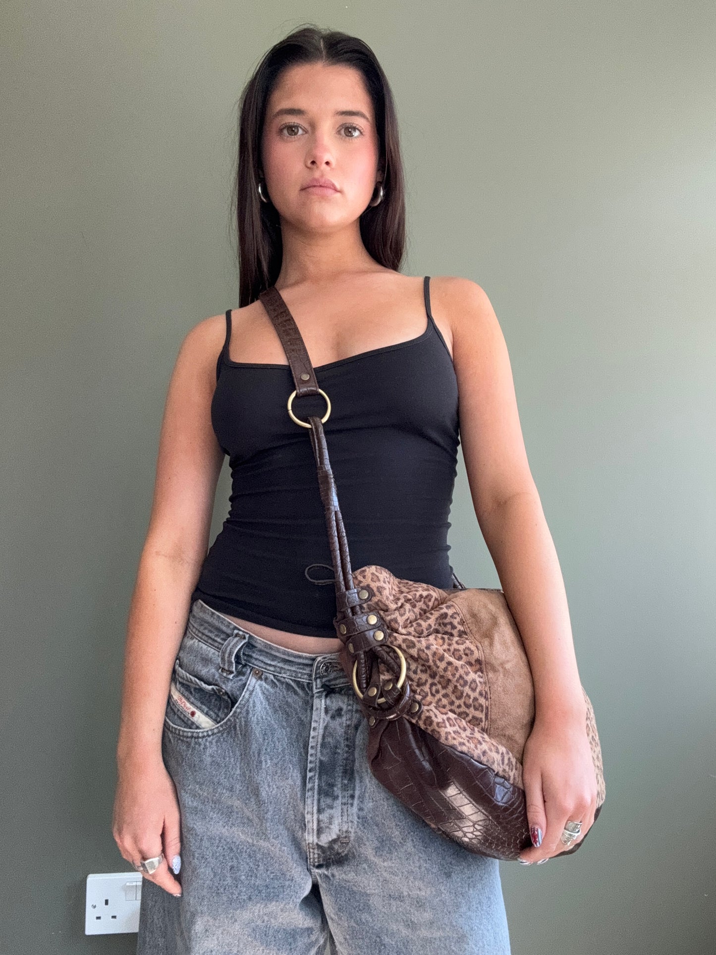 Animal Print Crossbody Bag