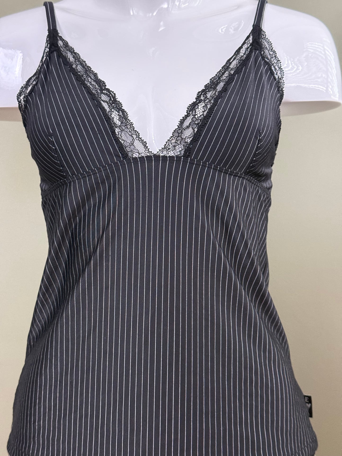 Emporio Armani Pinstripe Cami Top (M)