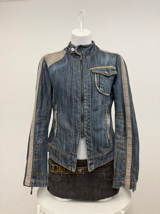 Denim Corset Jacket (L)