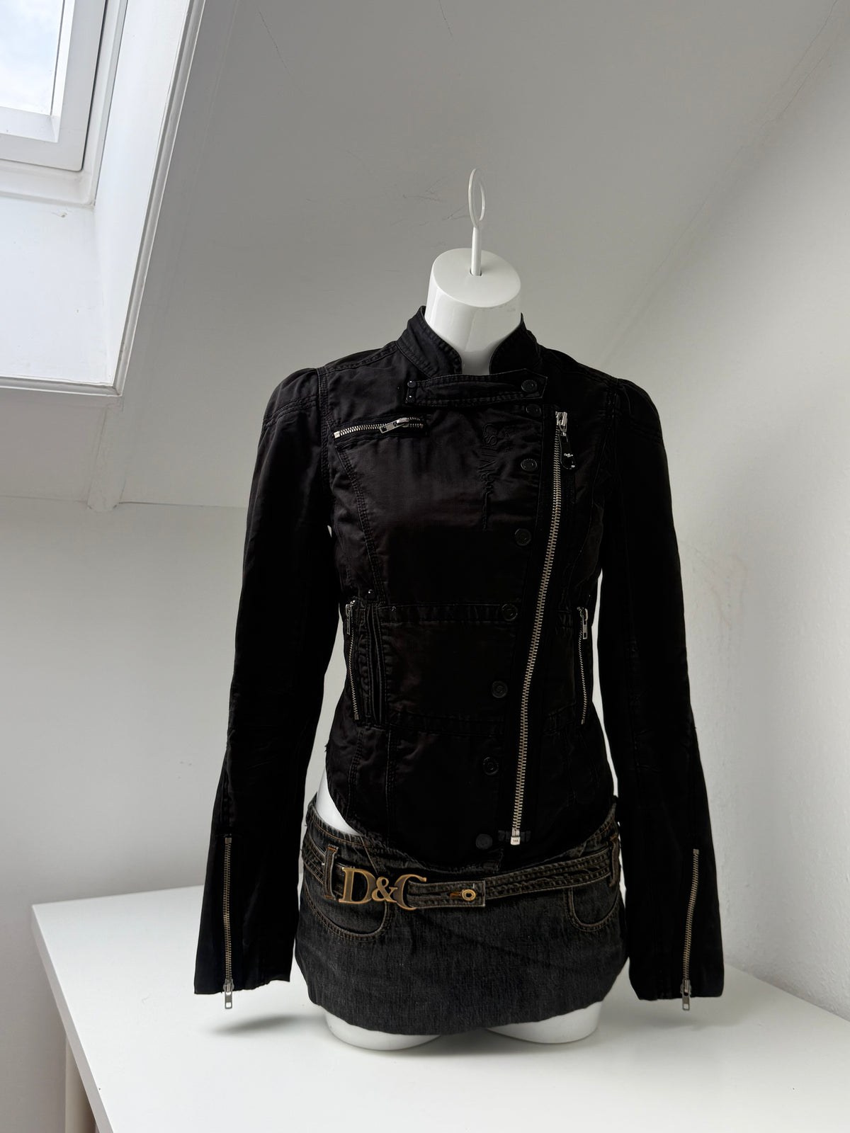 Asymmetric Utility Corset Jacket (UK10)