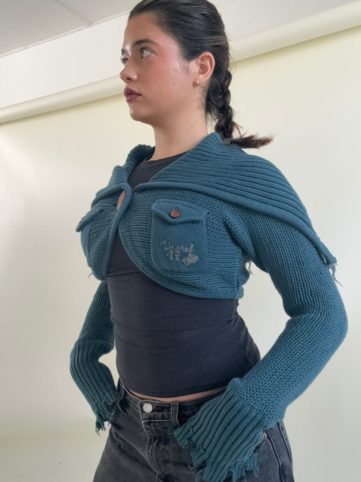 Diesel Knit Crop Jumper (S)