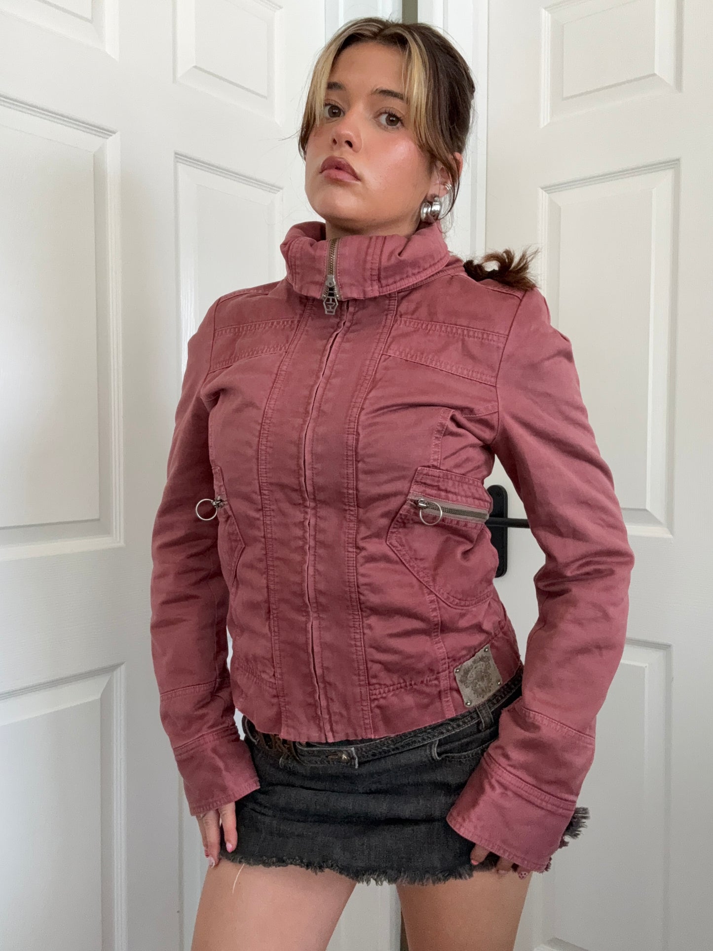 Vintage Diesel Funnel Neck Jacket (M)
