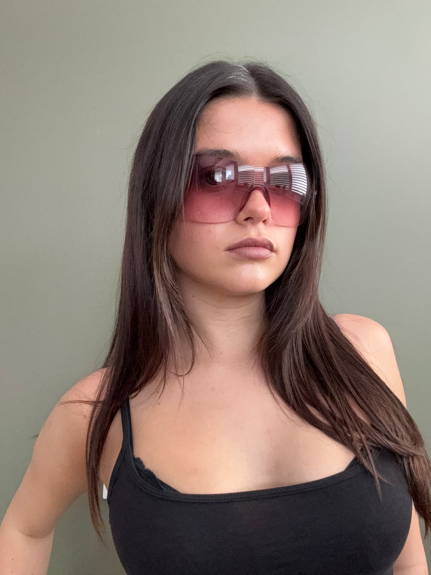 Guess Pink Shield Sunglasses