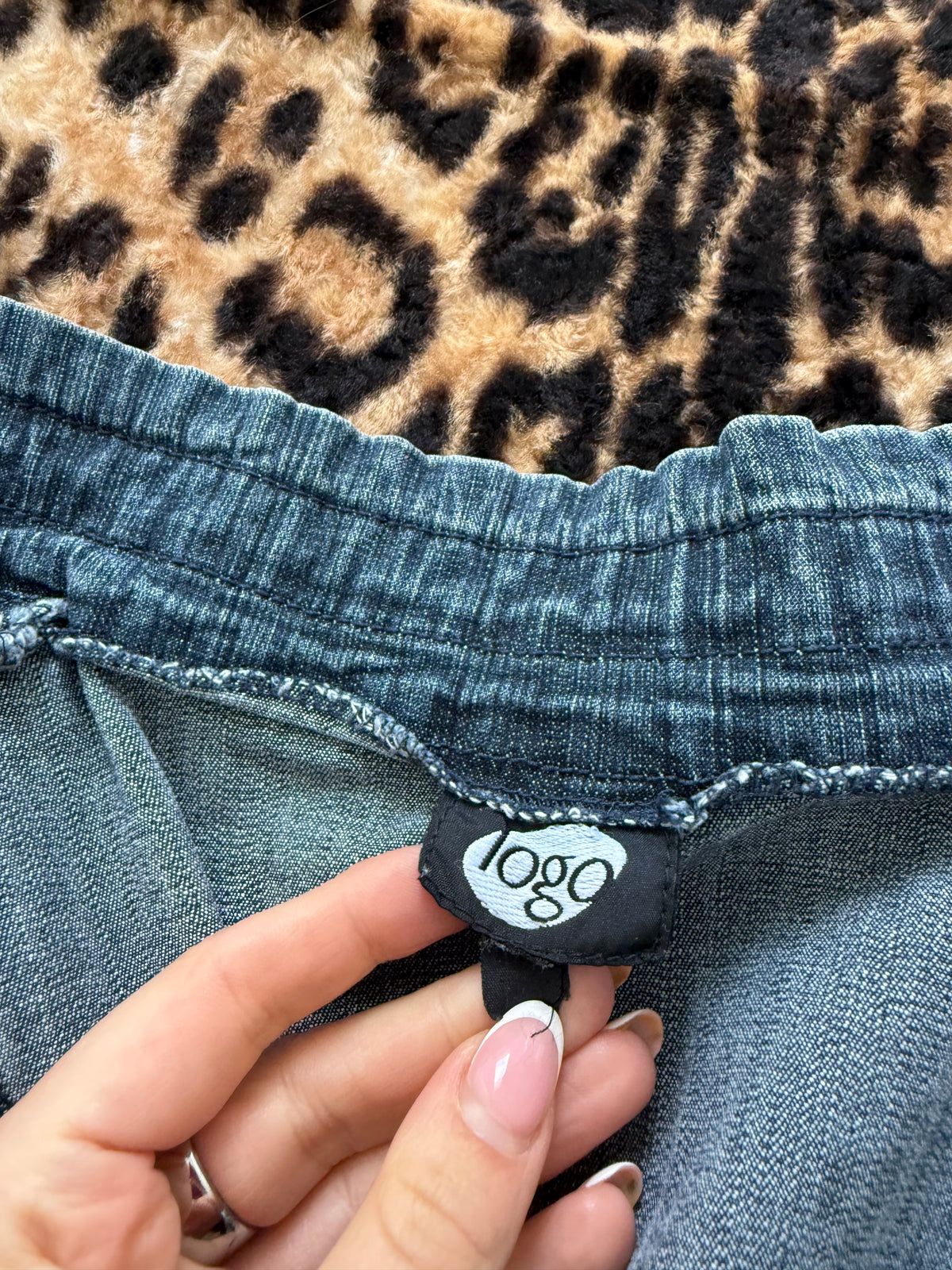 Denim Military Jacket (M)
