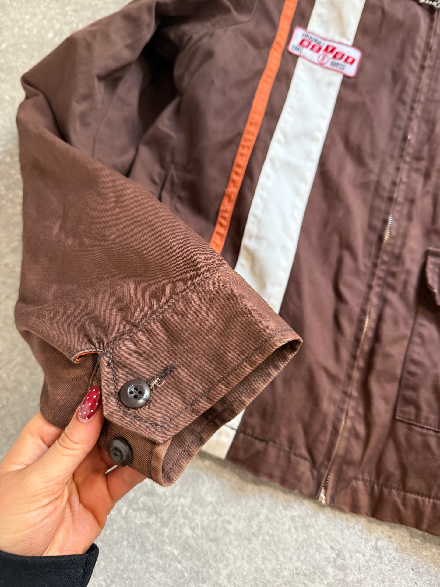 Guess Brown Biker Jacket (S)