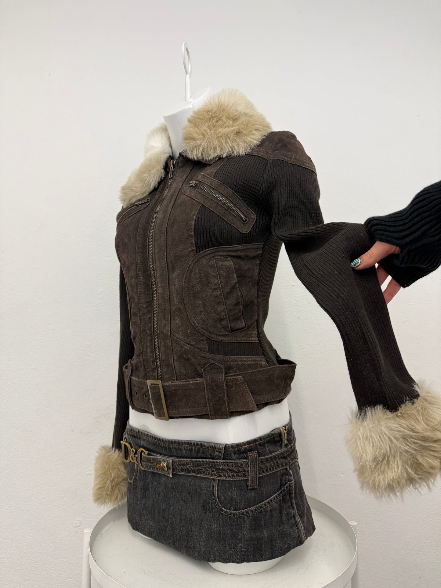 Jane Norman Suede Jacket (UK10)