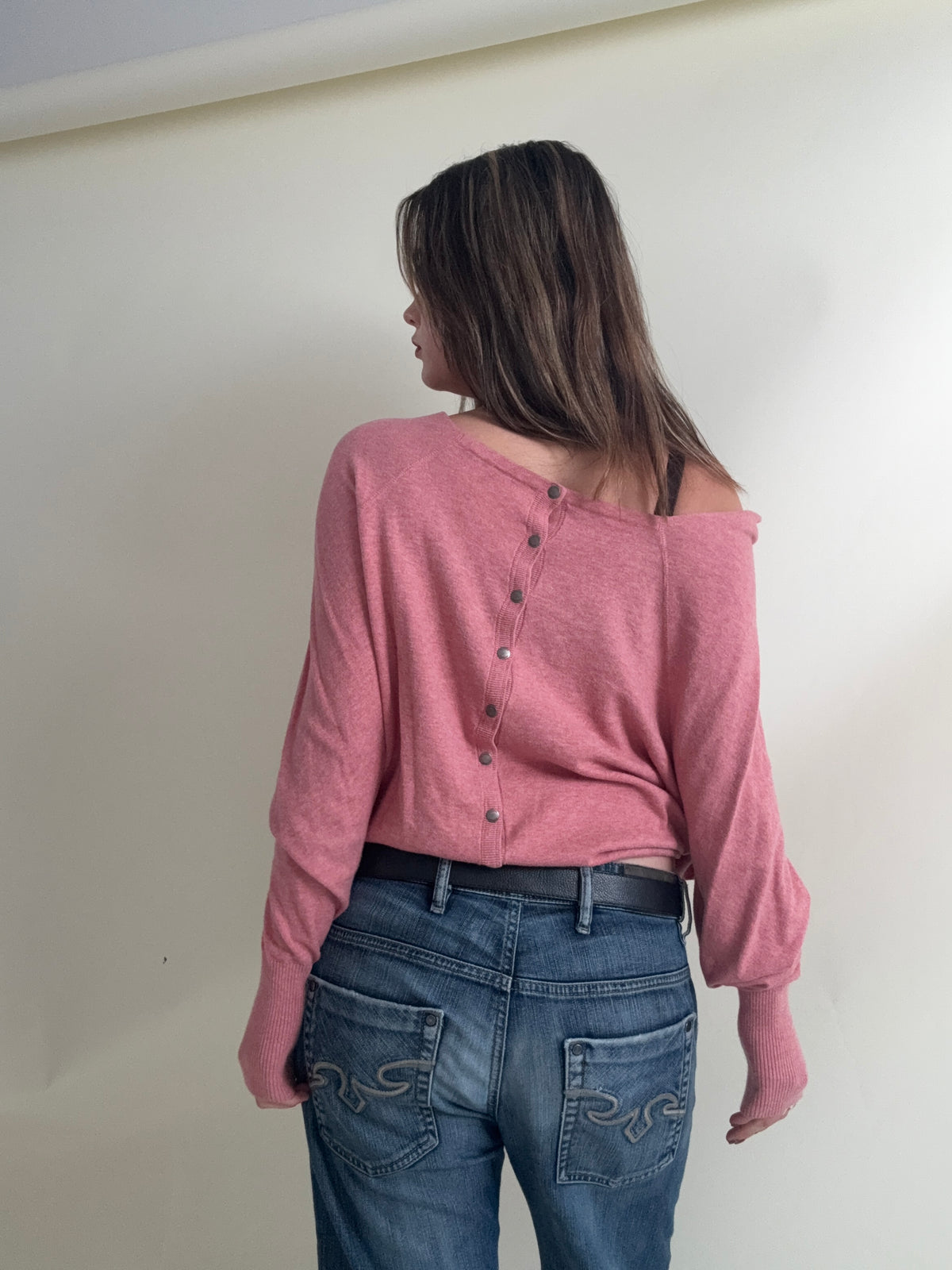 Allsaints Batwing Popper Jumper (UK6)
