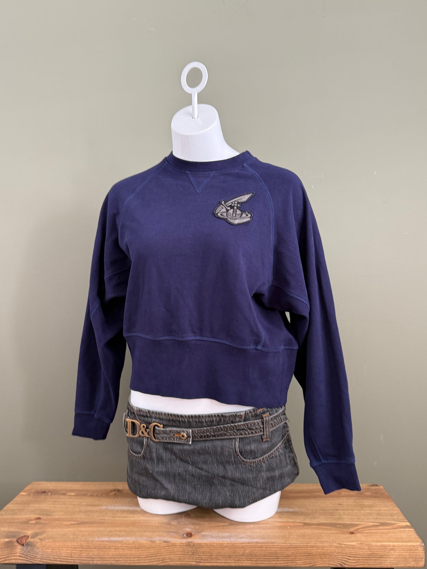 Navy Vivienne Westwood Sweatshirt (S)