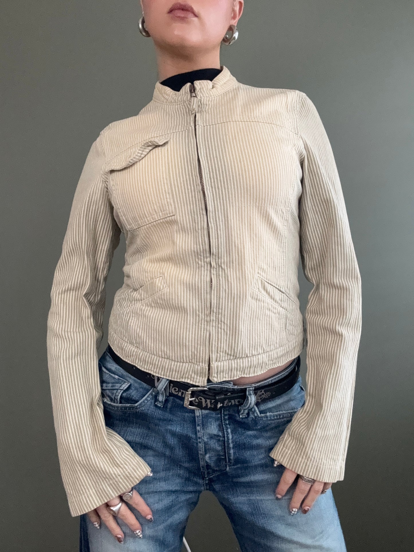 Guess Pinstripe Jacket (M)