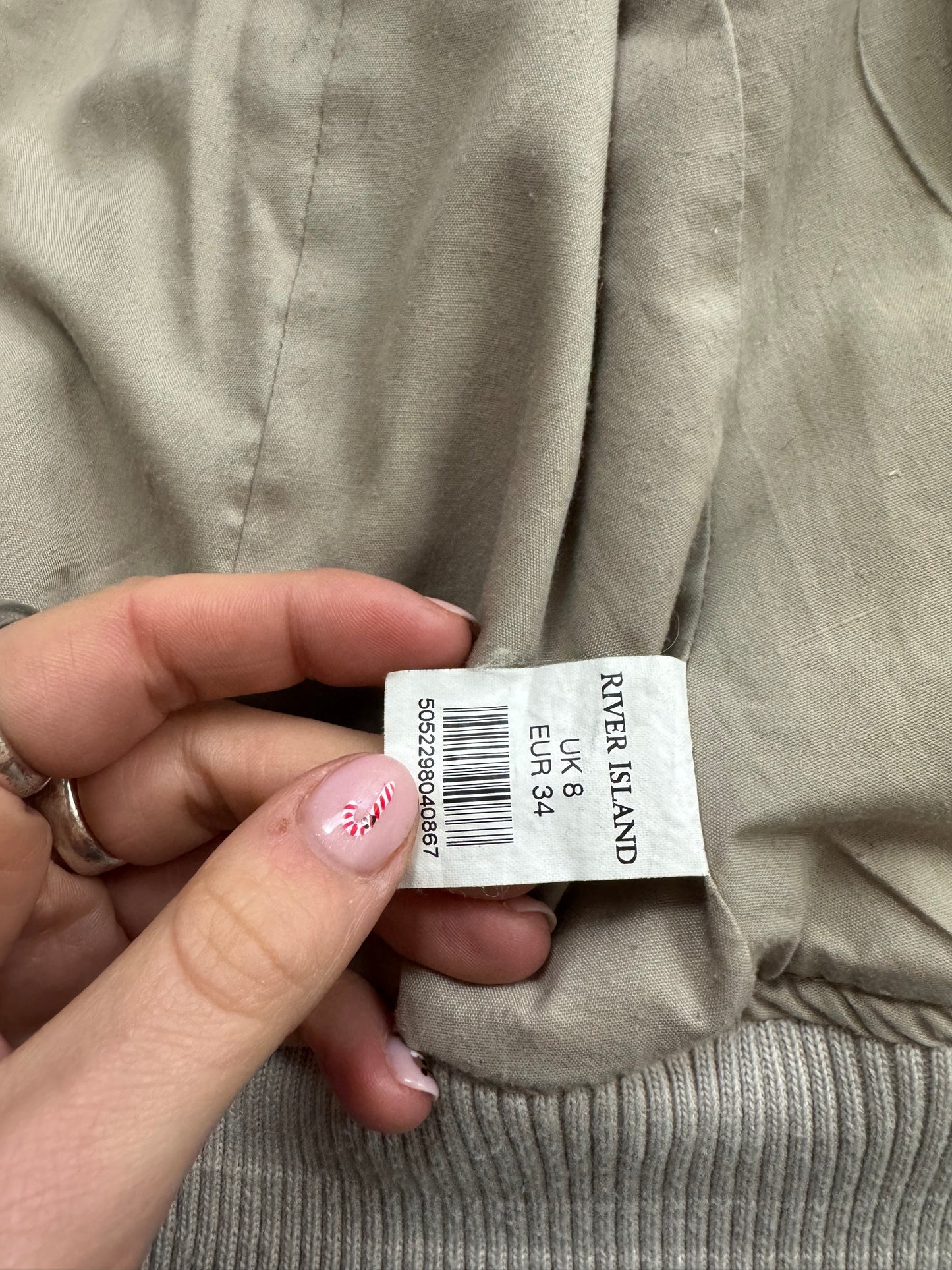 Cropped Y2K Bomber Jacket (UK8)