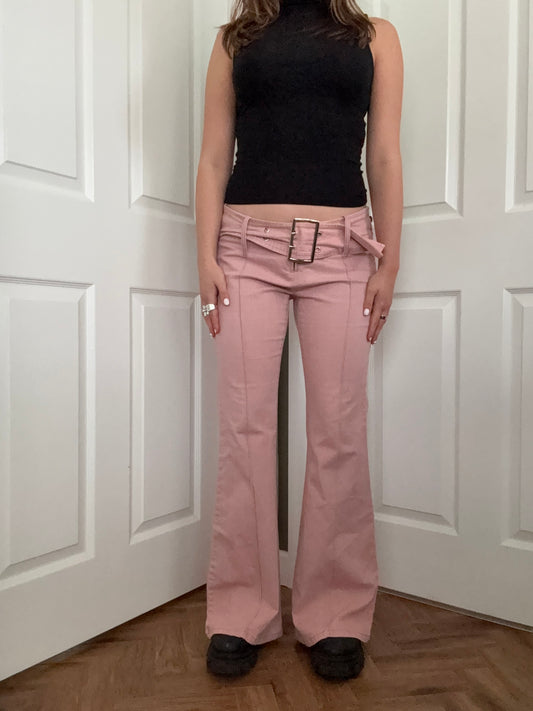Pink Flared Jeans (UK12)