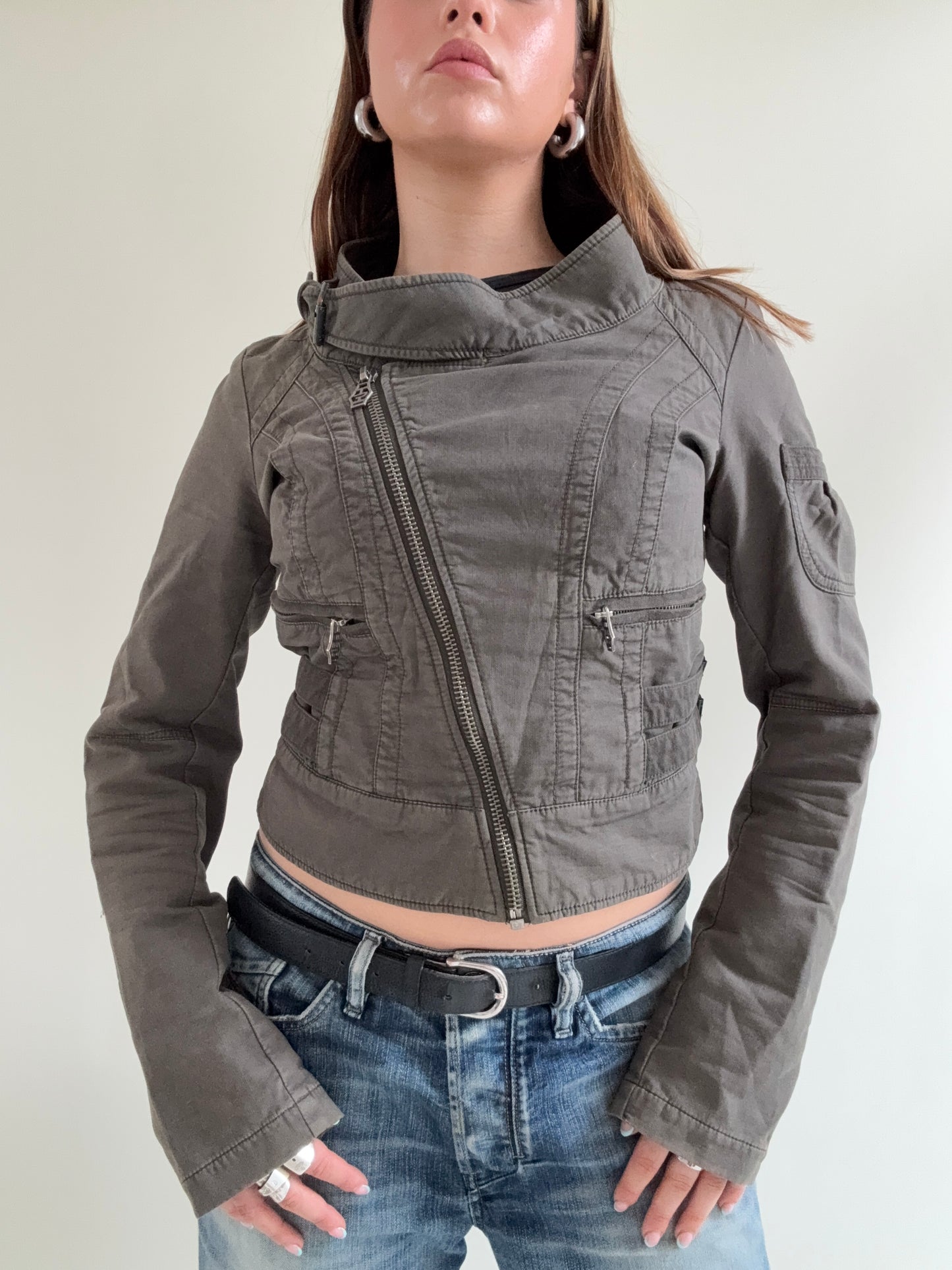 Diesel Cropped Utility Jacket (M)