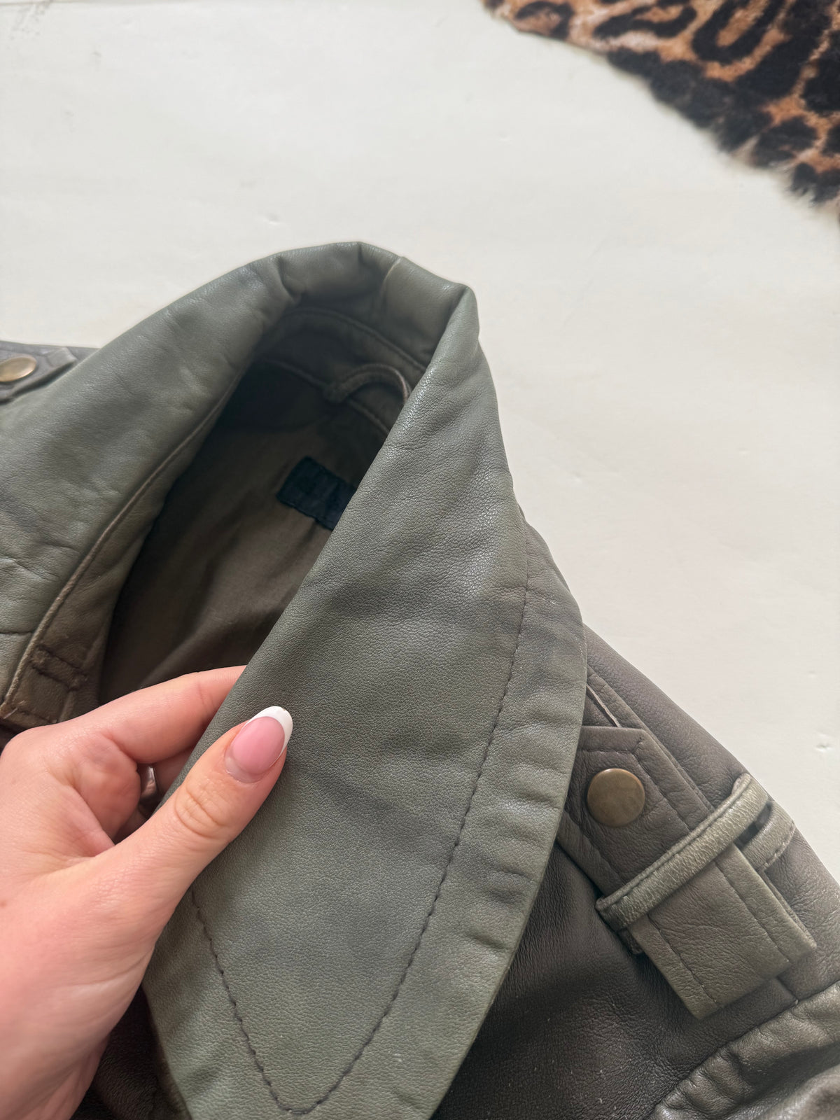Allsaints 2 in 1 Leather Jacket (UK12)