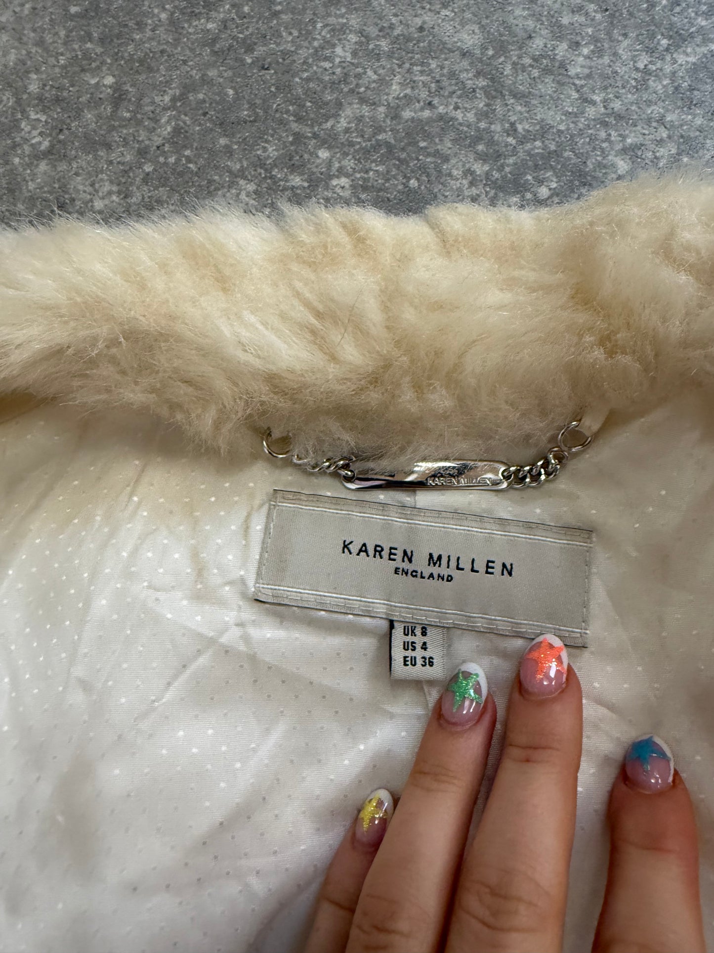 Karen Millen Faux Fur Bolero (UK8)