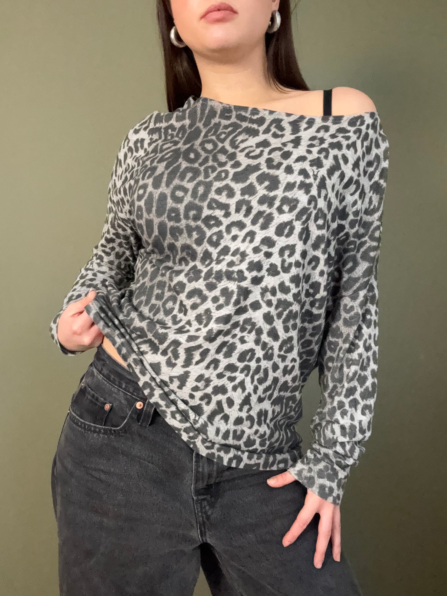 Allsaints Leopard Top (XS)