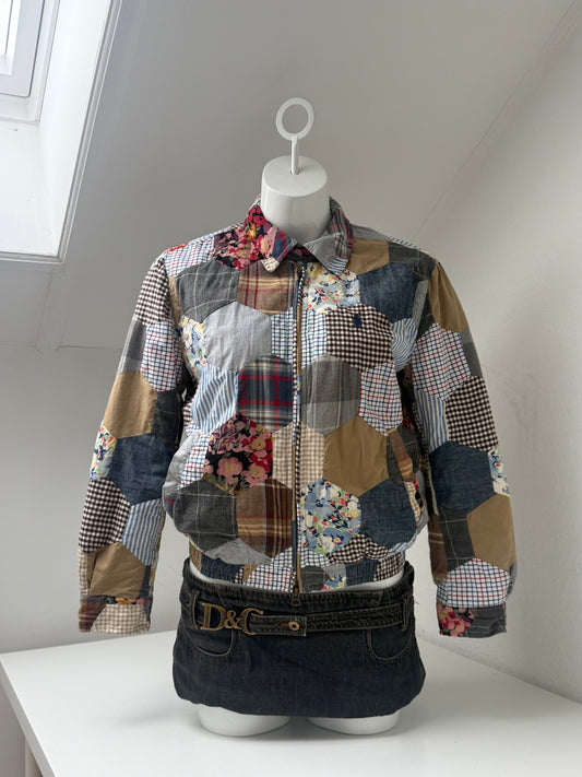 Polo Ralph Lauren Patchwork Bomber Jacket (S)