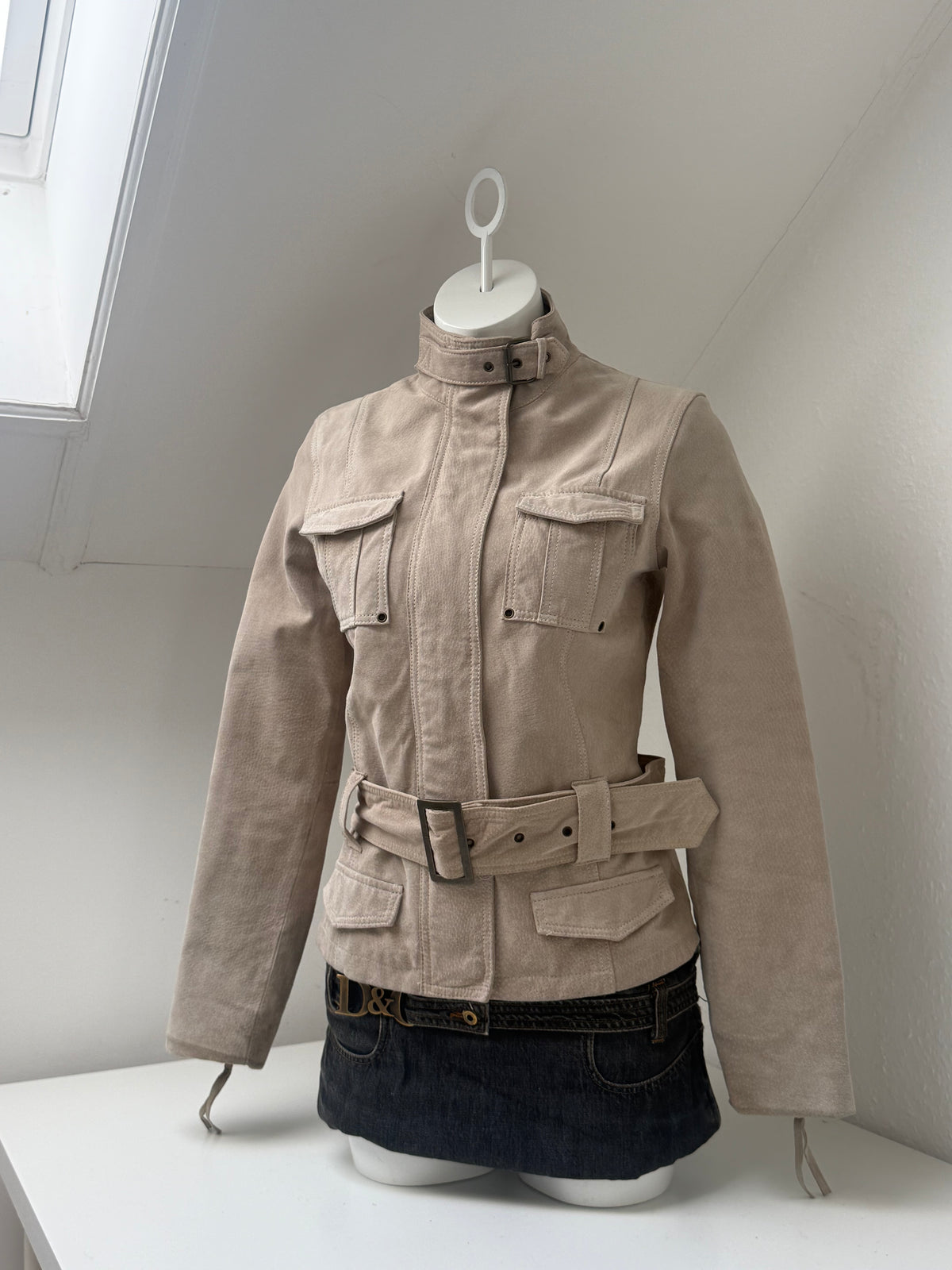 Suede Buckle Jacket (UK10)