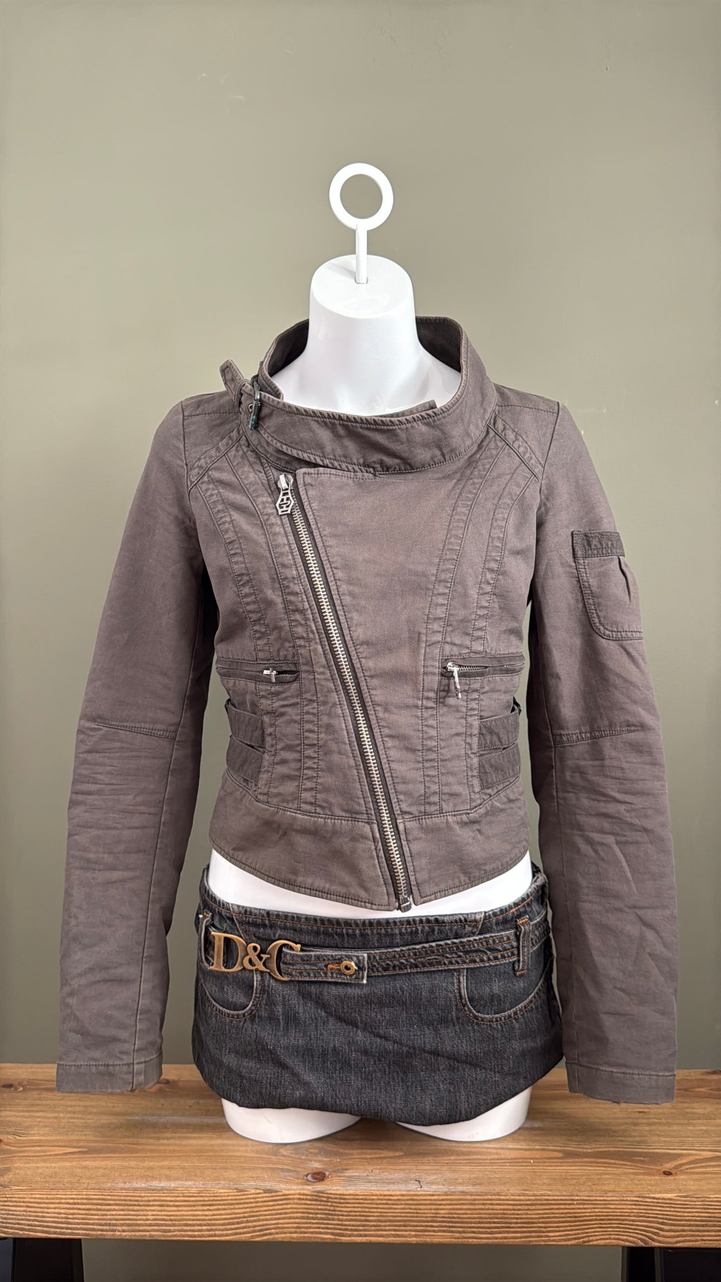 Diesel Cropped Utility Jacket (M)