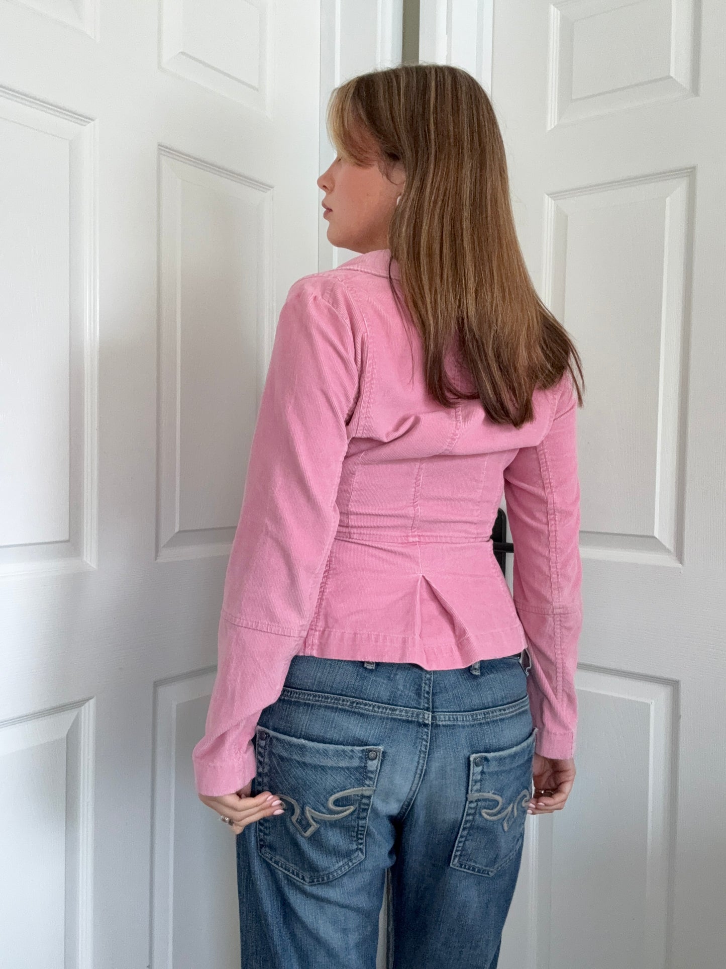 Pink Corduroy Jacket (UK8)