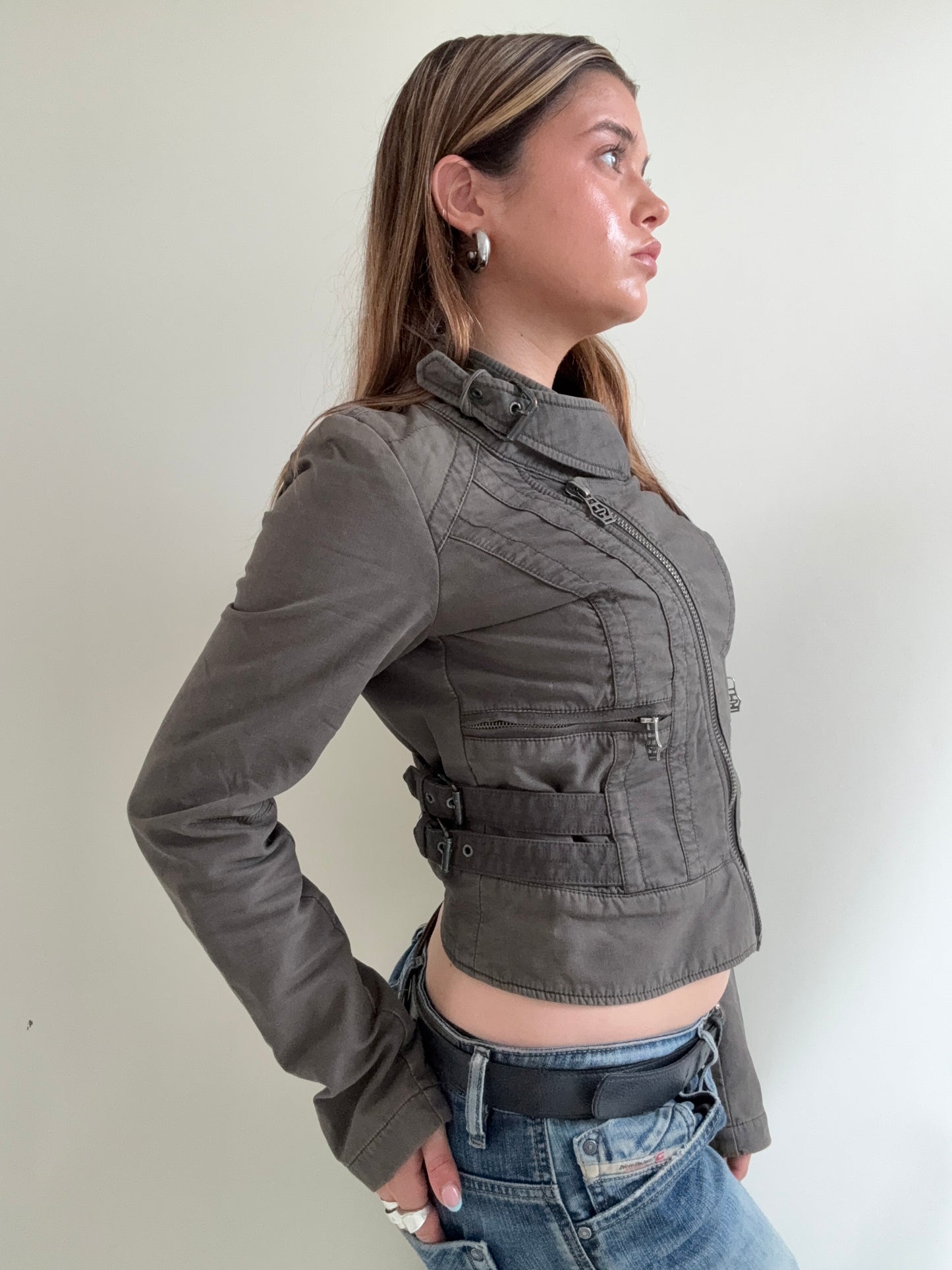 Diesel Cropped Utility Jacket (M)