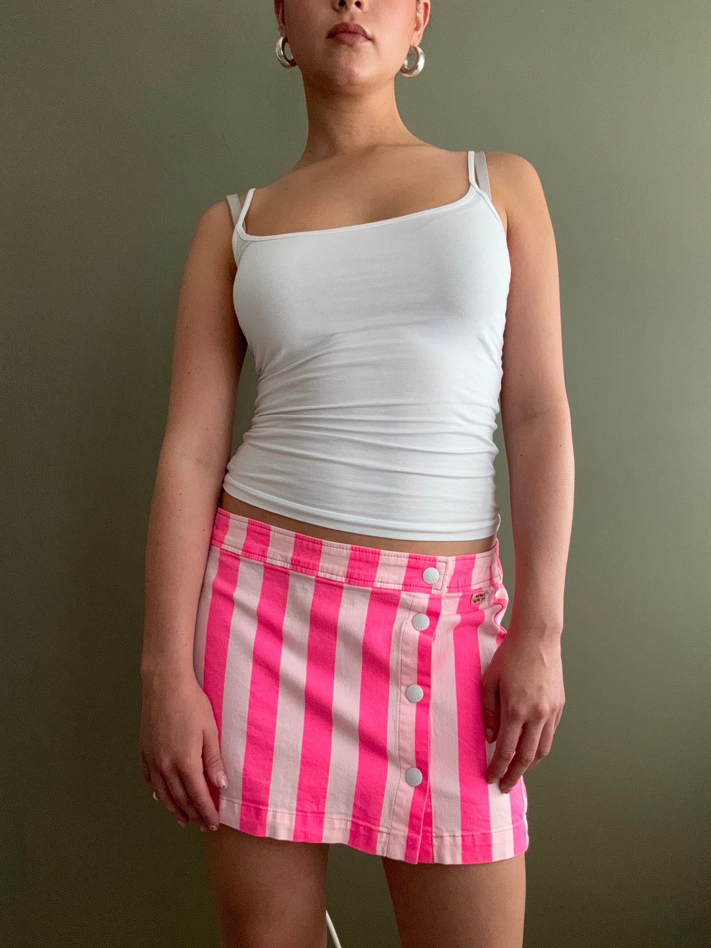 Miss Sixty Pink Mini Skirt (L)